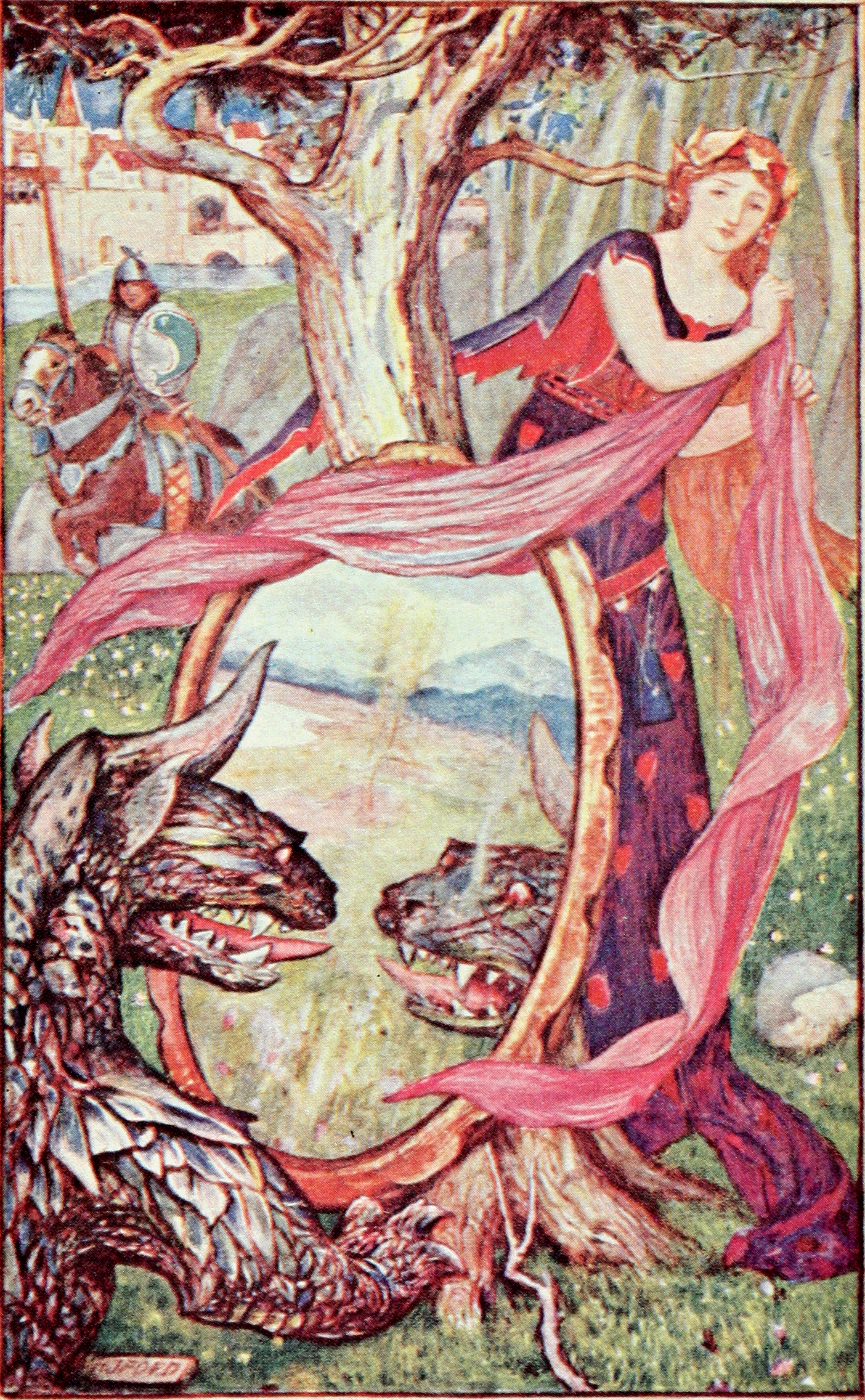 Undescribed: the plate the transcription carries as Brown fairy book - color plate facing page 346.jpg. An image pass replaces this by looking at the picture.