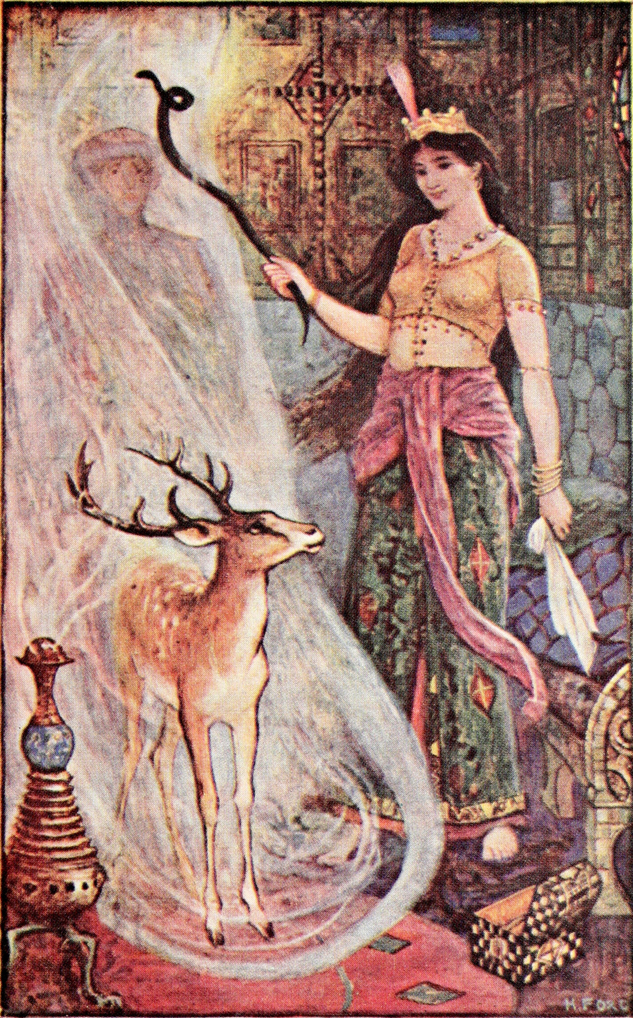 Undescribed: the plate the transcription carries as Brown fairy book - color plate facing page 020.jpg. An image pass replaces this by looking at the picture.