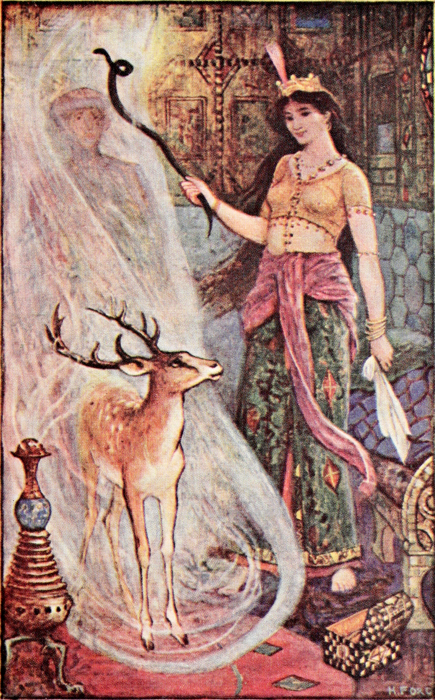 Undescribed: the plate the transcription carries as Brown fairy book - color plate facing page 020.jpg. An image pass replaces this by looking at the picture.