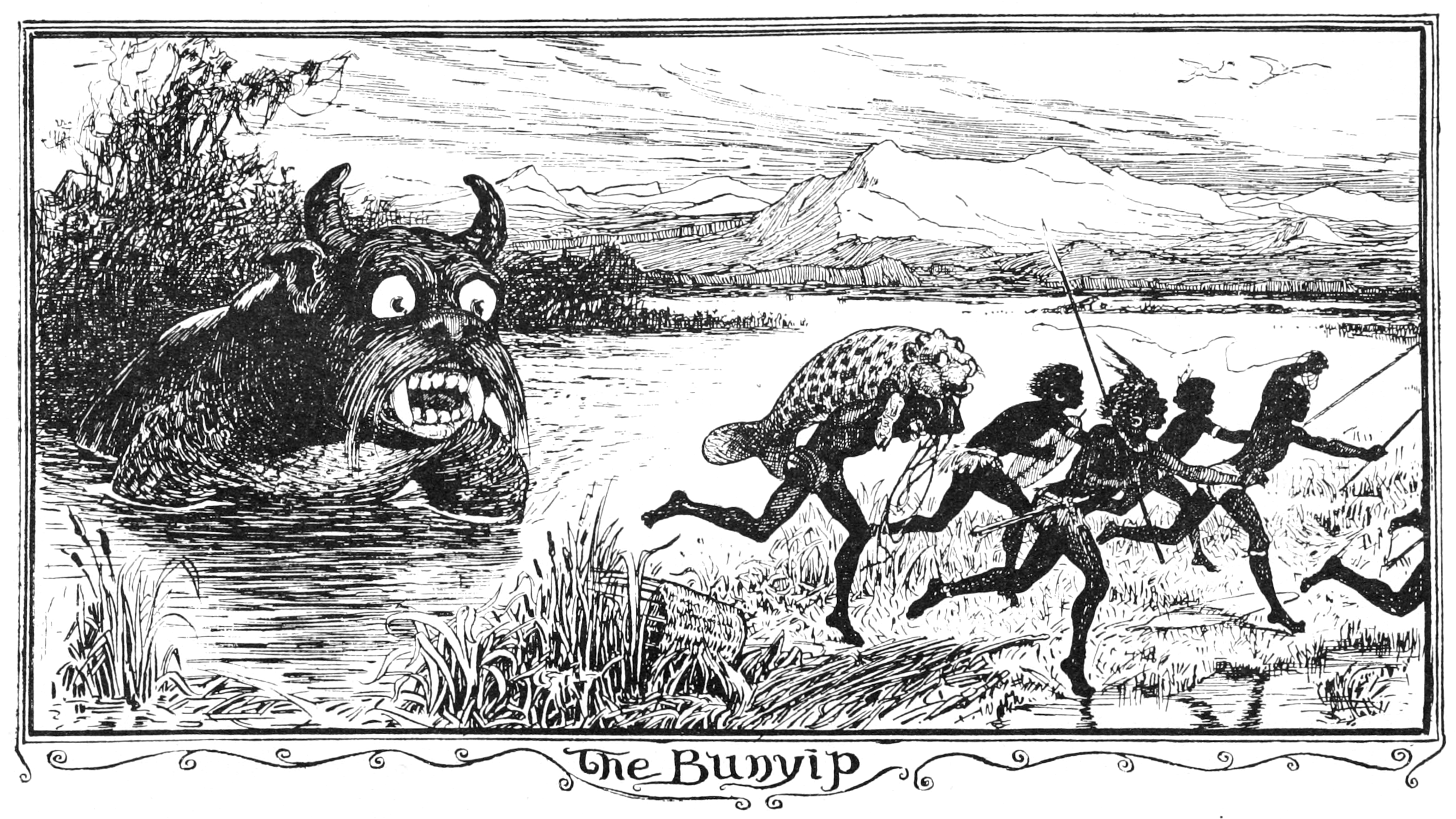 Undescribed: the plate the transcription carries as The bunyip - brown fairy book.png. An image pass replaces this by looking at the picture.