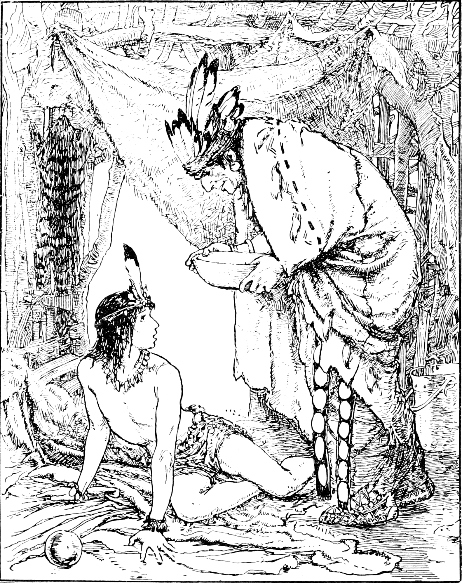 Undescribed: the plate the transcription carries as Brown fairy book - inset illustration at page 049.png. An image pass replaces this by looking at the picture.