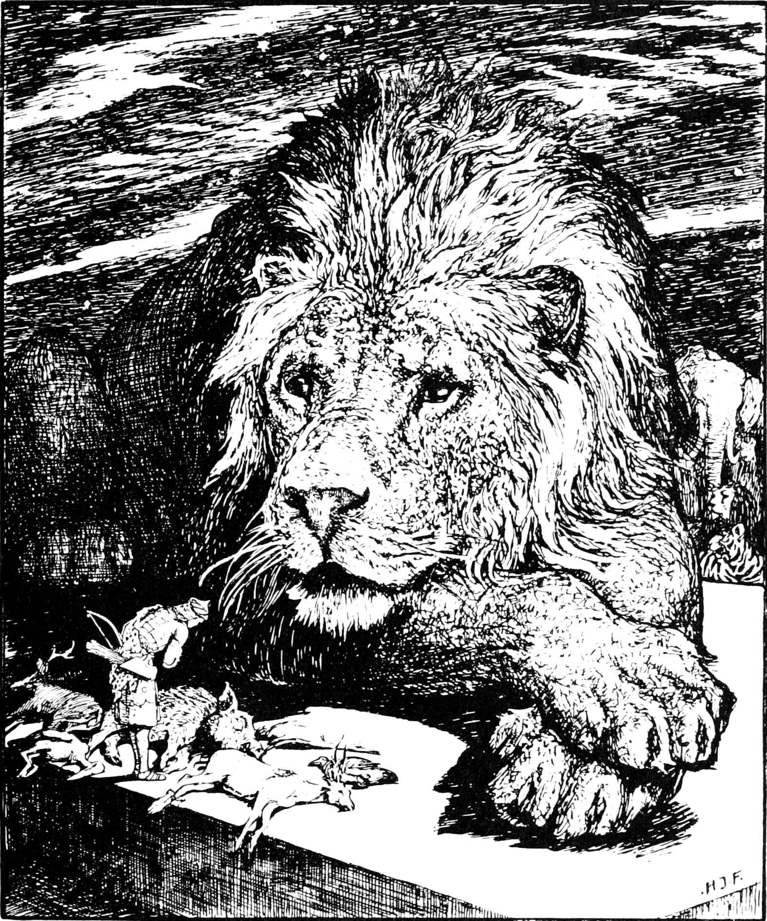 Undescribed: the plate the transcription carries as Brown fairy book - inset illustration at page 027.png. An image pass replaces this by looking at the picture.