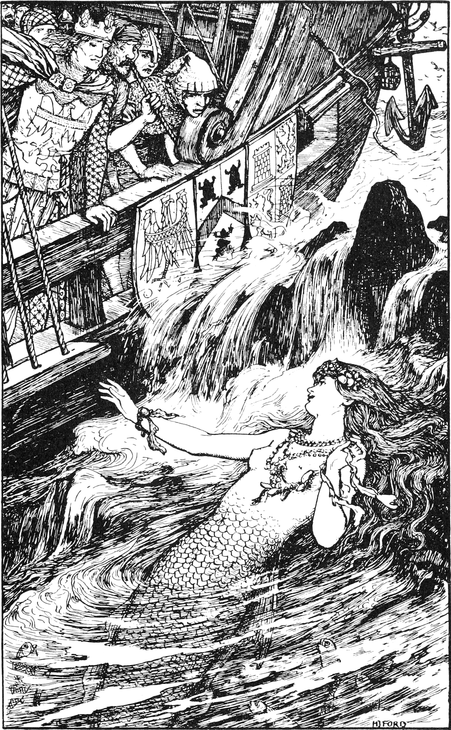 Undescribed: the plate the transcription carries as Brown fairy book - illustration facing page 166.png. An image pass replaces this by looking at the picture.