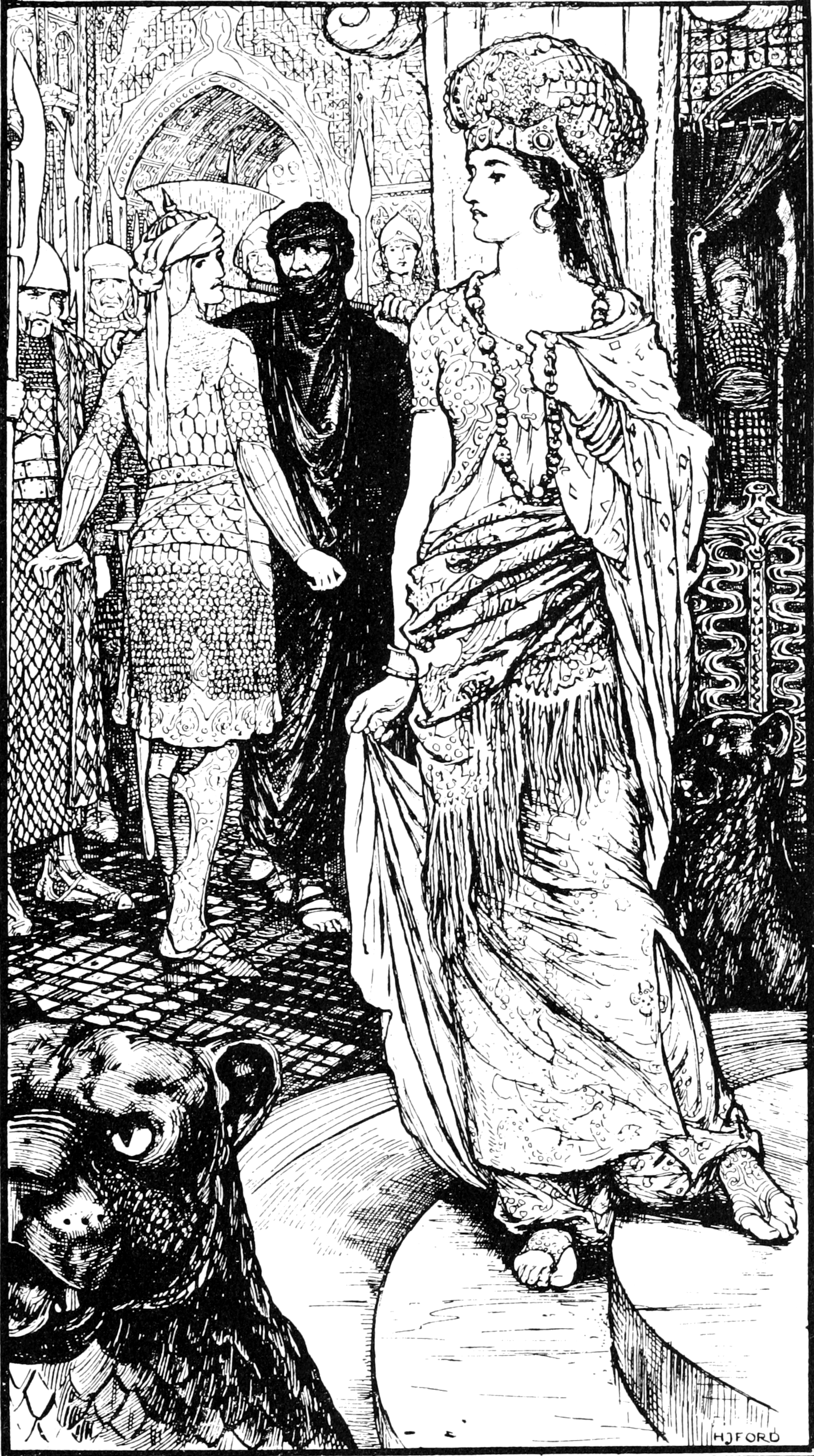 Undescribed: the plate the transcription carries as Brown fairy book - illustration facing page 008.png. An image pass replaces this by looking at the picture.