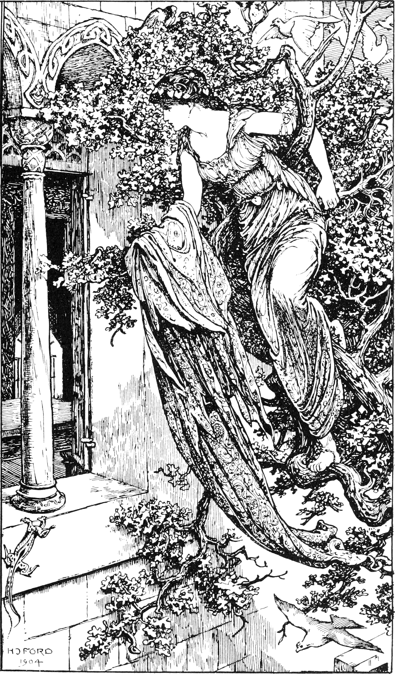 Undescribed: the plate the transcription carries as Brown fairy book - illustration facing page 278.png. An image pass replaces this by looking at the picture.