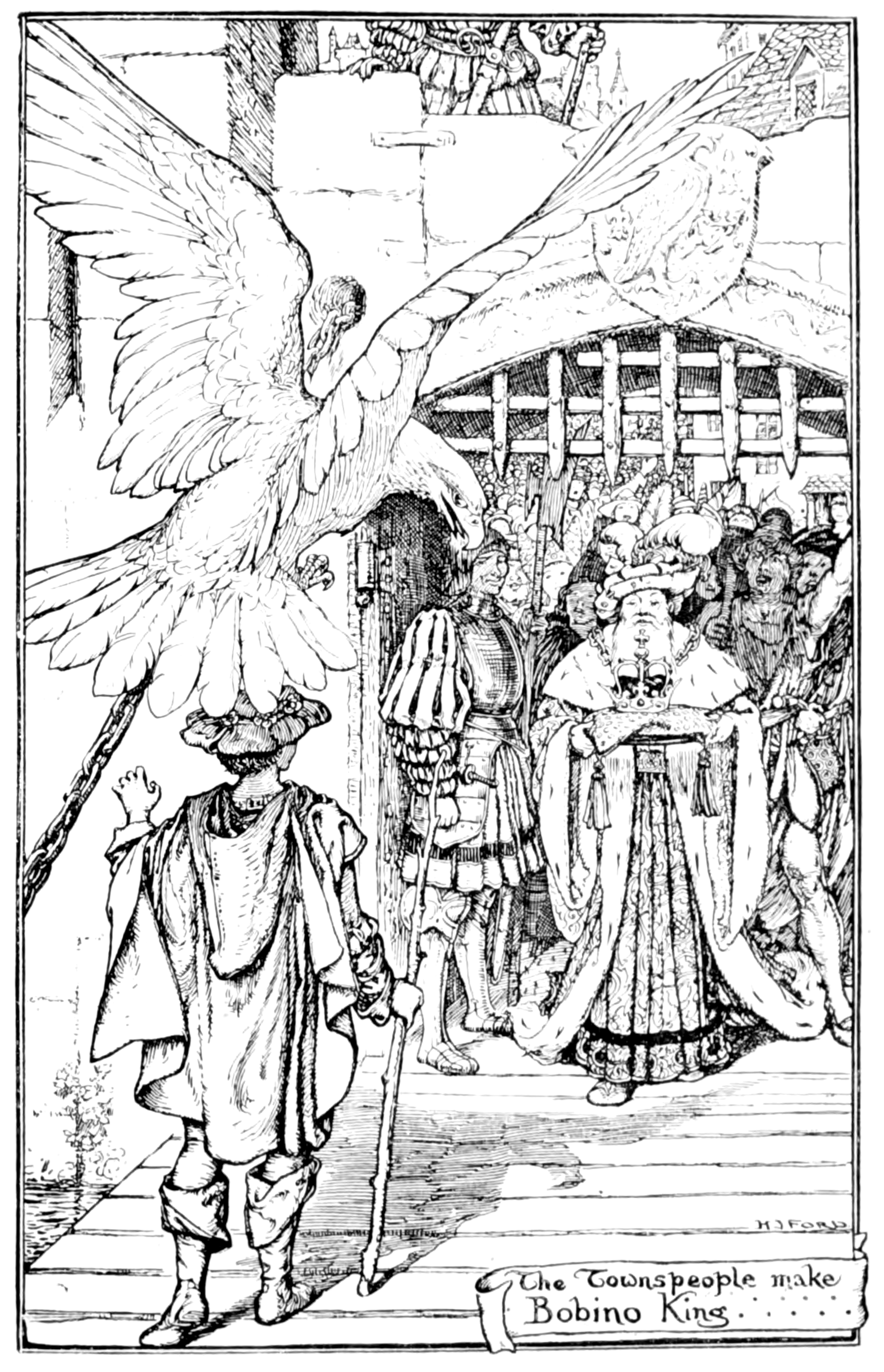 Undescribed: the plate the transcription carries as The Grey Fairy Book - To face page 200.png. An image pass replaces this by looking at the picture.