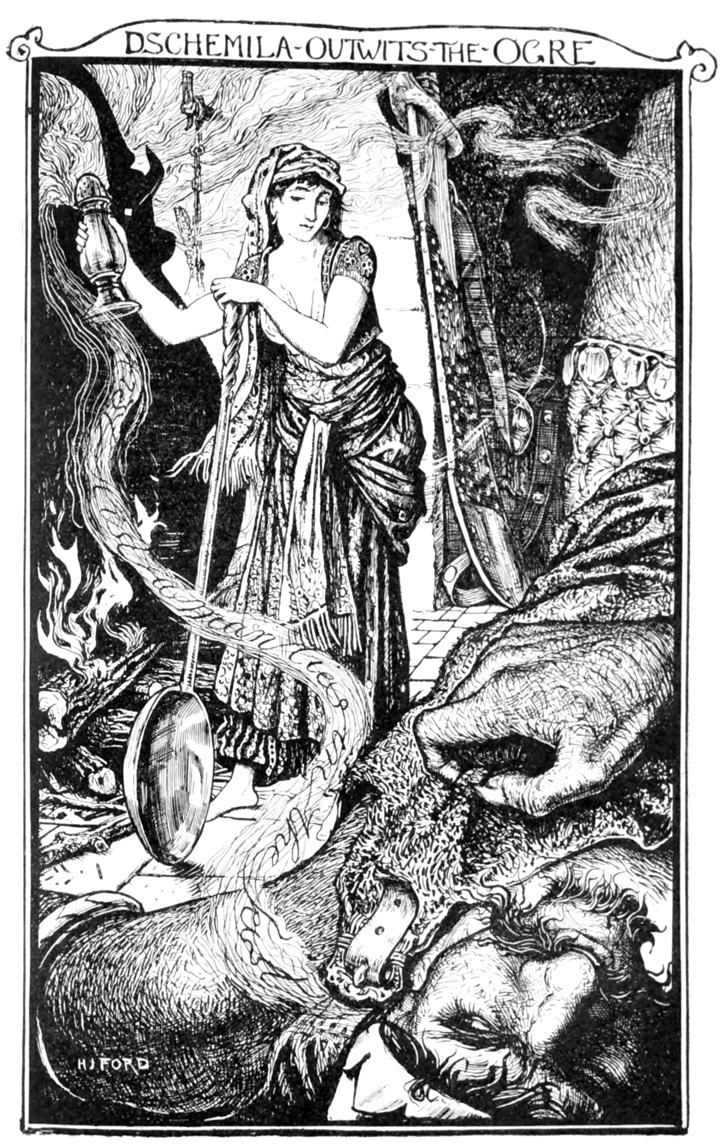 Undescribed: the plate the transcription carries as The Grey Fairy Book - To face page 46.png. An image pass replaces this by looking at the picture.