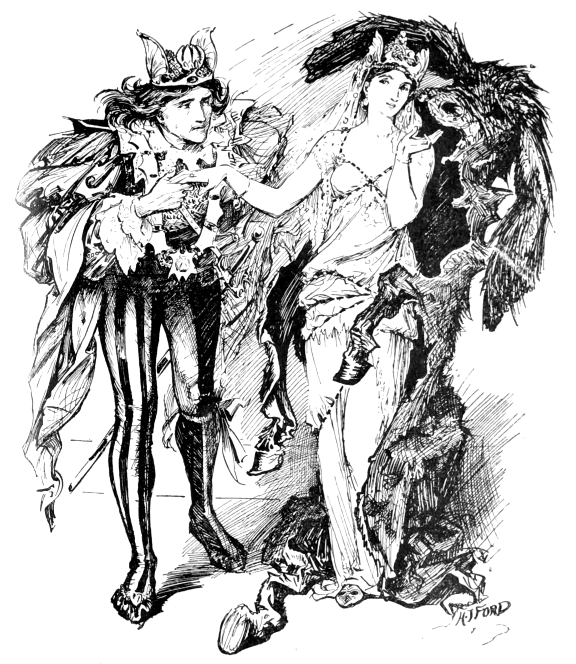 Undescribed: the plate the transcription carries as The Grey Fairy Book - Page 13.png. An image pass replaces this by looking at the picture.