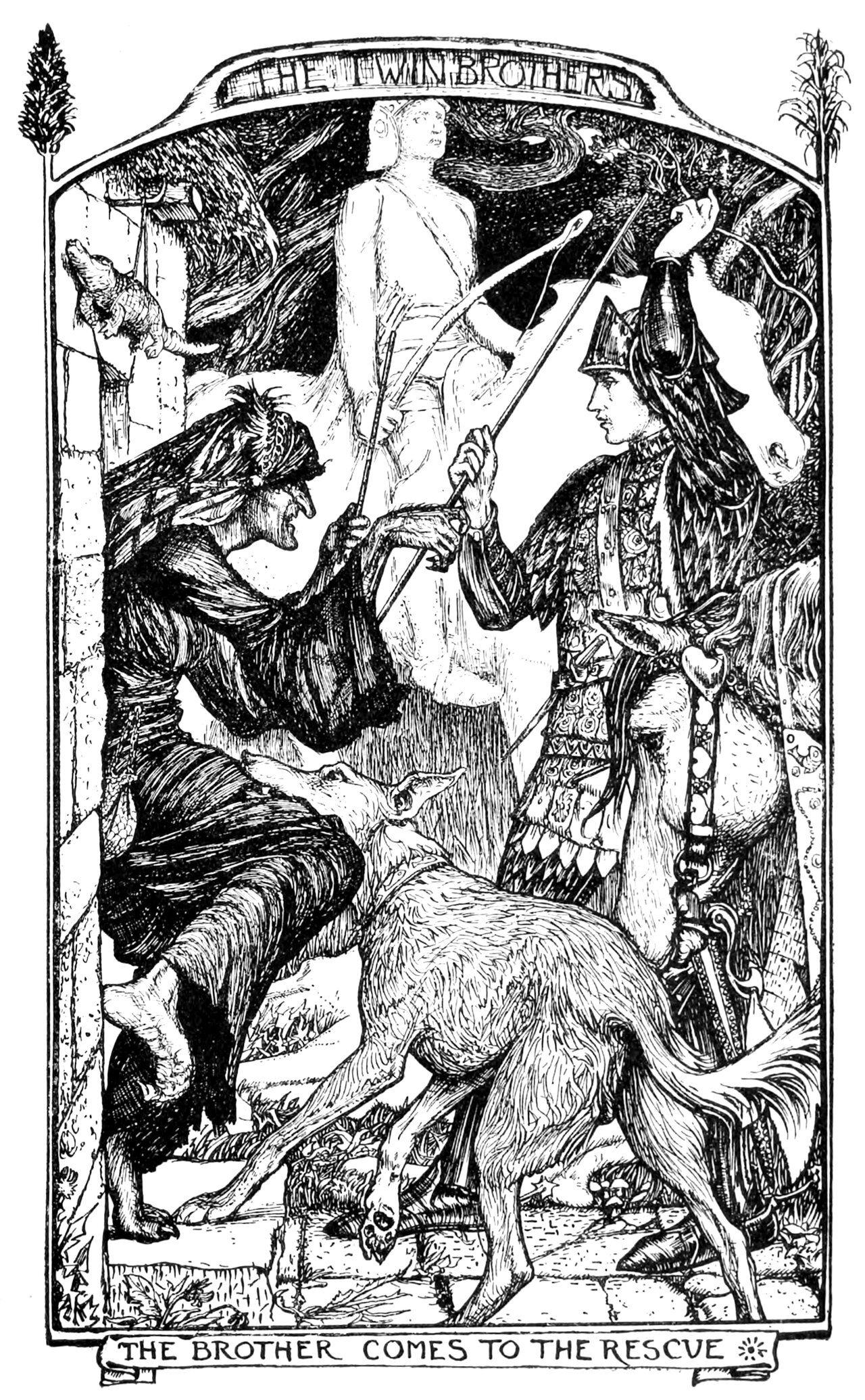Undescribed: the plate the transcription carries as The Grey Fairy Book - To face page 328.png. An image pass replaces this by looking at the picture.