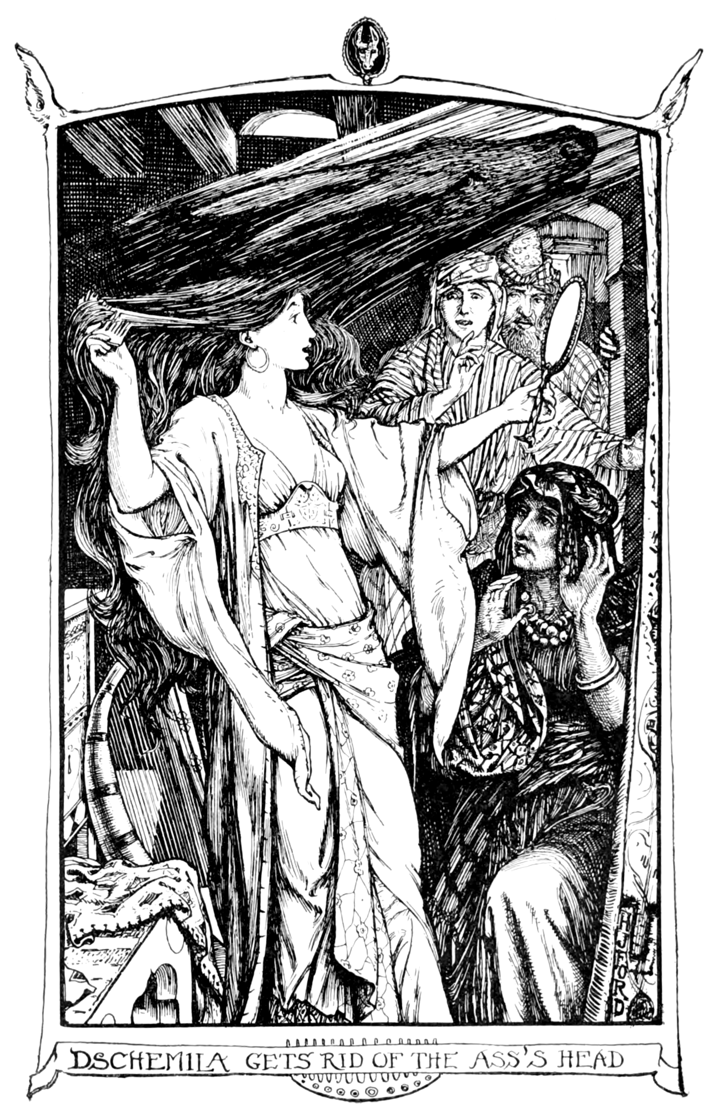 Undescribed: the plate the transcription carries as The Grey Fairy Book - To face page 56.png. An image pass replaces this by looking at the picture.