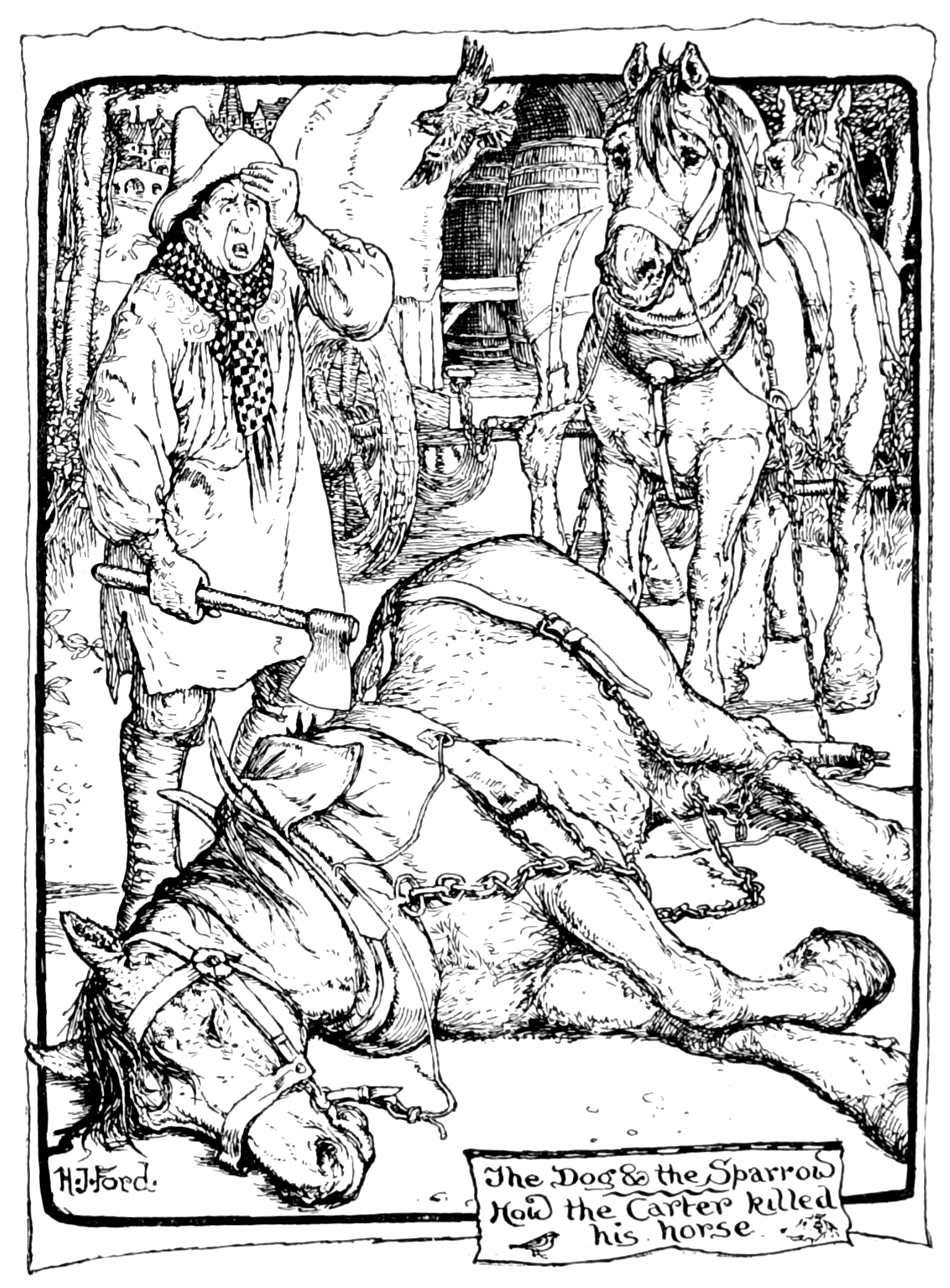 Undescribed: the plate the transcription carries as The Grey Fairy Book - Page 207.png. An image pass replaces this by looking at the picture.