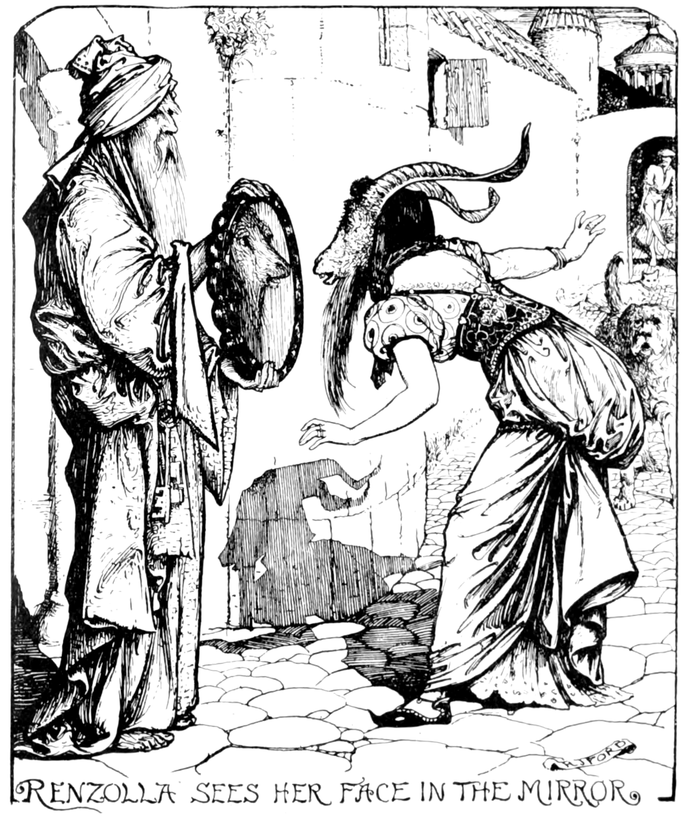 Undescribed: the plate the transcription carries as The Grey Fairy Book - Page 91.png. An image pass replaces this by looking at the picture.