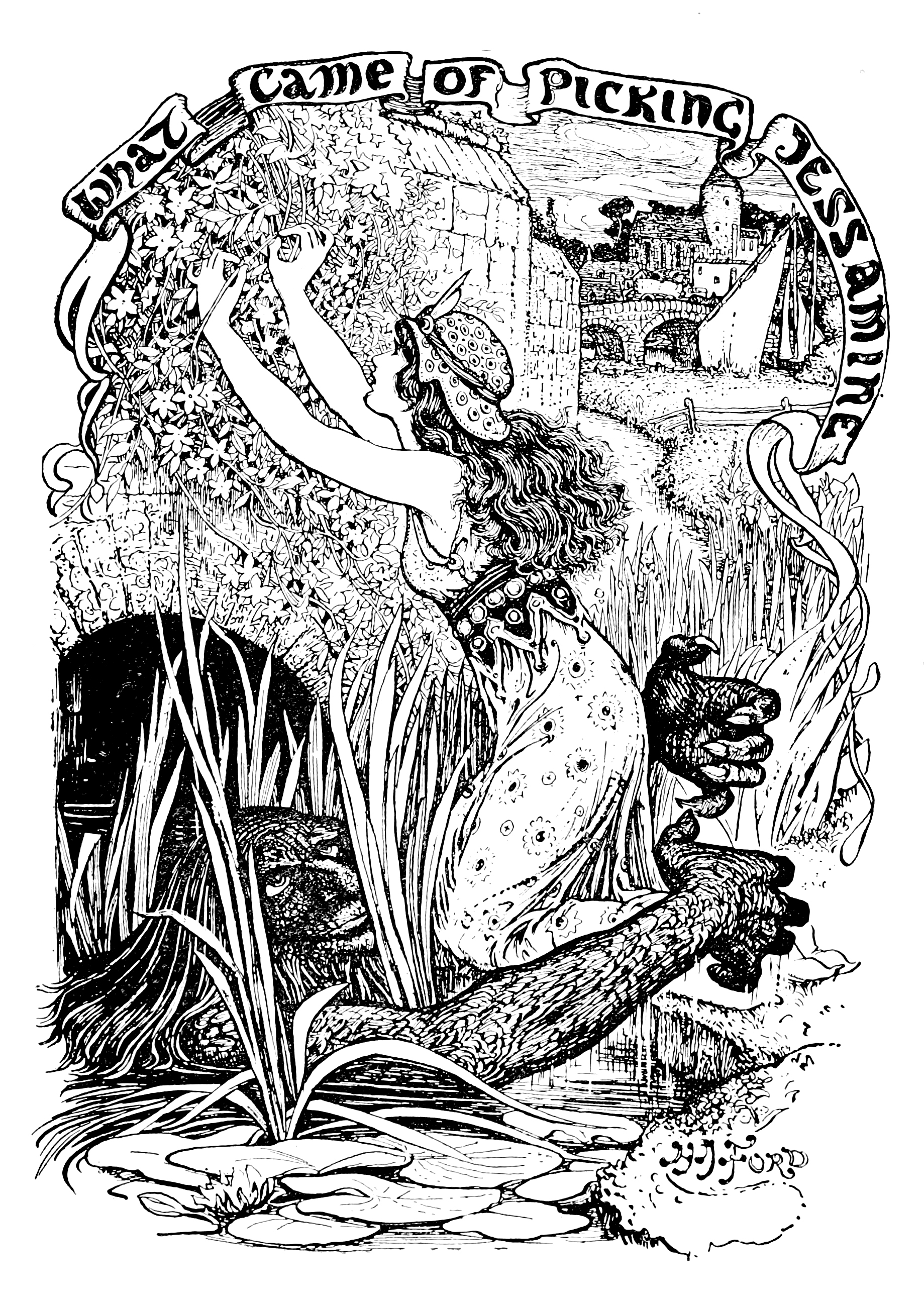 Undescribed: the plate the transcription carries as H. J. Ford - What came of picking jessamine.jpg. An image pass replaces this by looking at the picture.