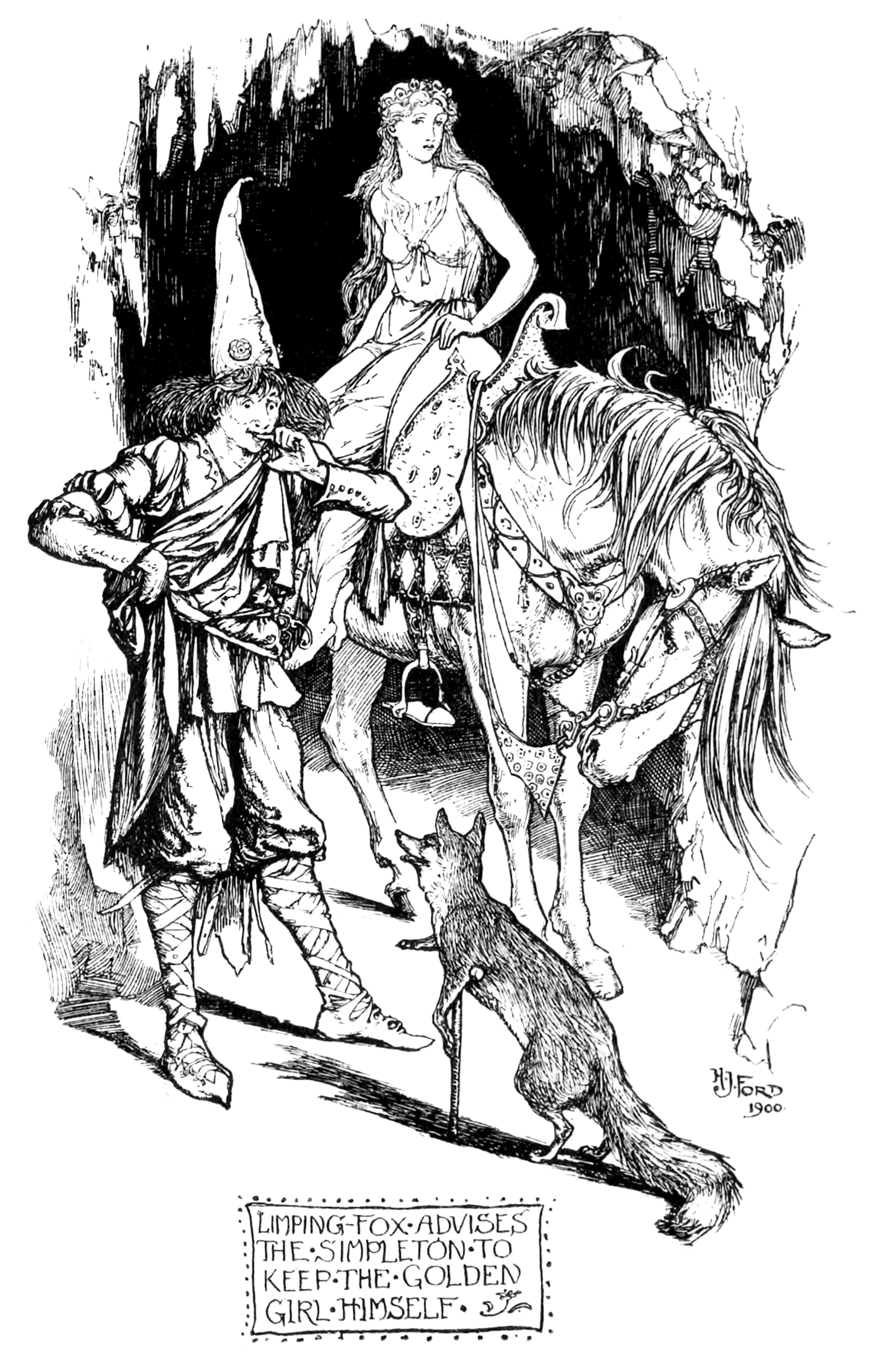 Undescribed: the plate the transcription carries as The Grey Fairy Book - To face page 294.png. An image pass replaces this by looking at the picture.