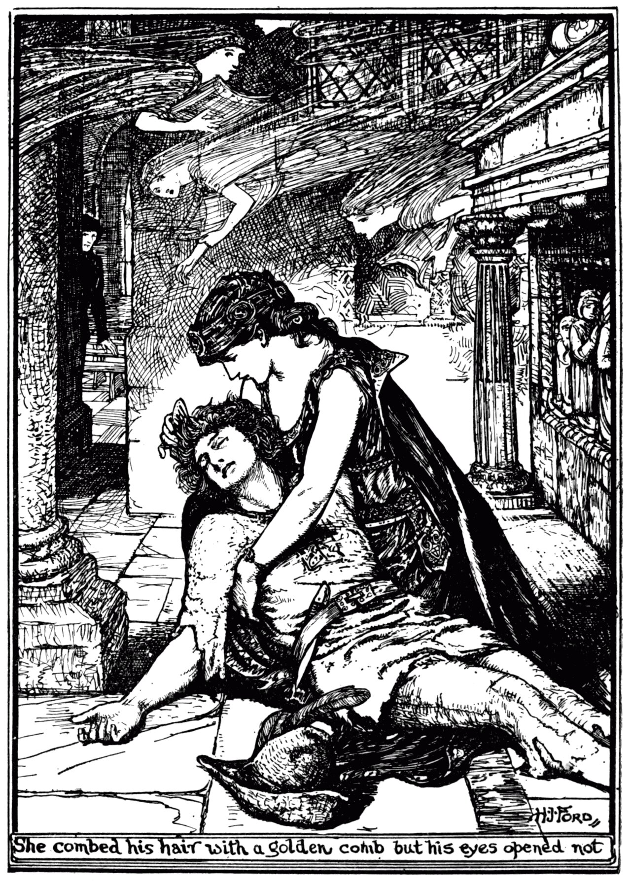 Undescribed: the plate the transcription carries as The Lilac Fairy Book - p155.png. An image pass replaces this by looking at the picture.