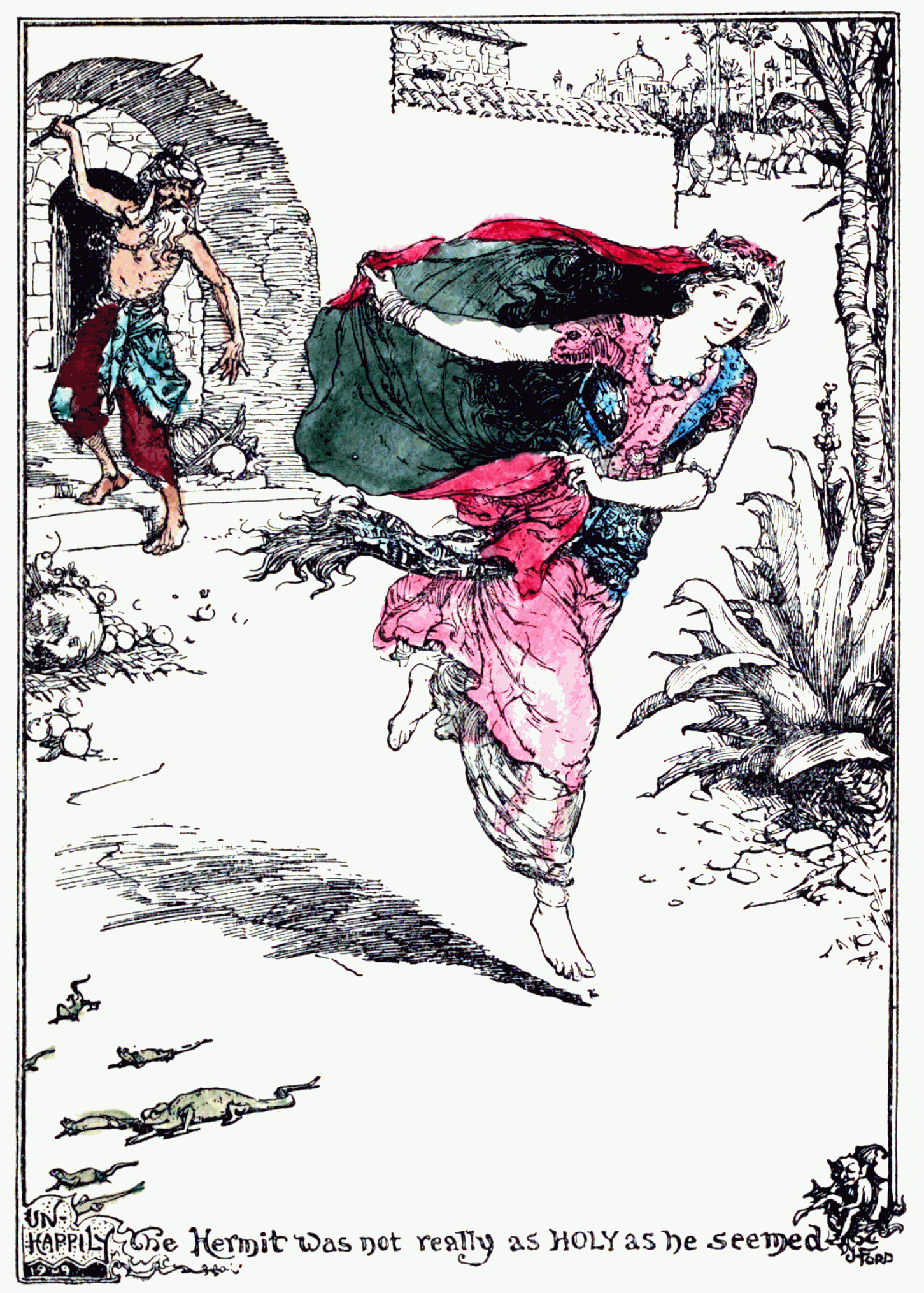 Undescribed: the plate the transcription carries as The Lilac Fairy Book - To face p32.png. An image pass replaces this by looking at the picture.