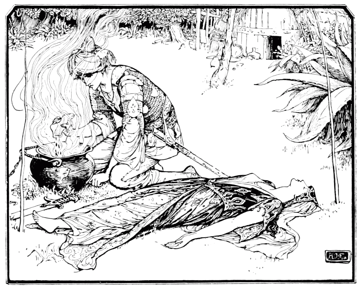 Undescribed: the plate the transcription carries as The Olive Fairy Book - Page 82.png. An image pass replaces this by looking at the picture.
