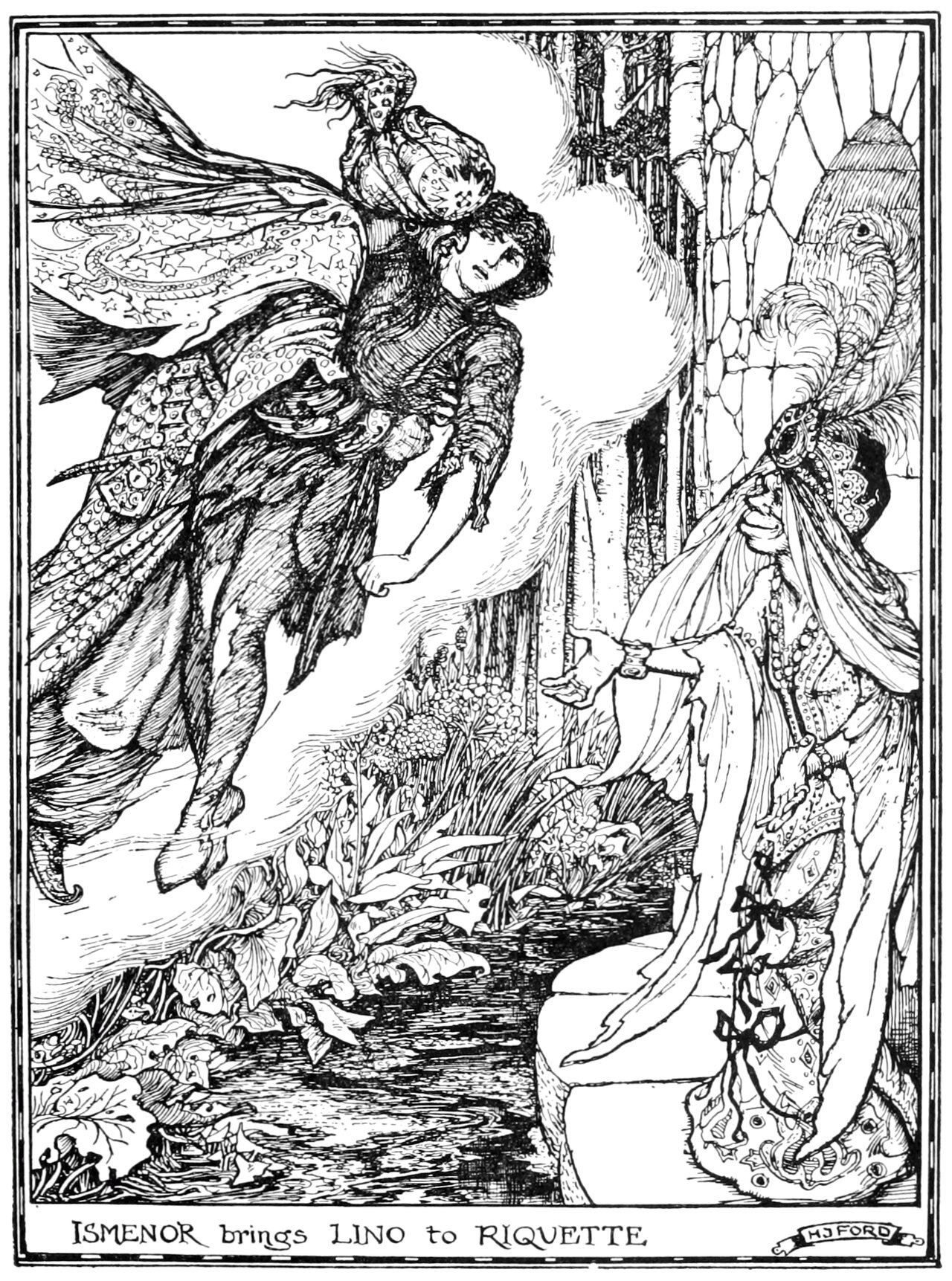 Undescribed: the plate the transcription carries as The Olive Fairy Book - to face p 12.png. An image pass replaces this by looking at the picture.