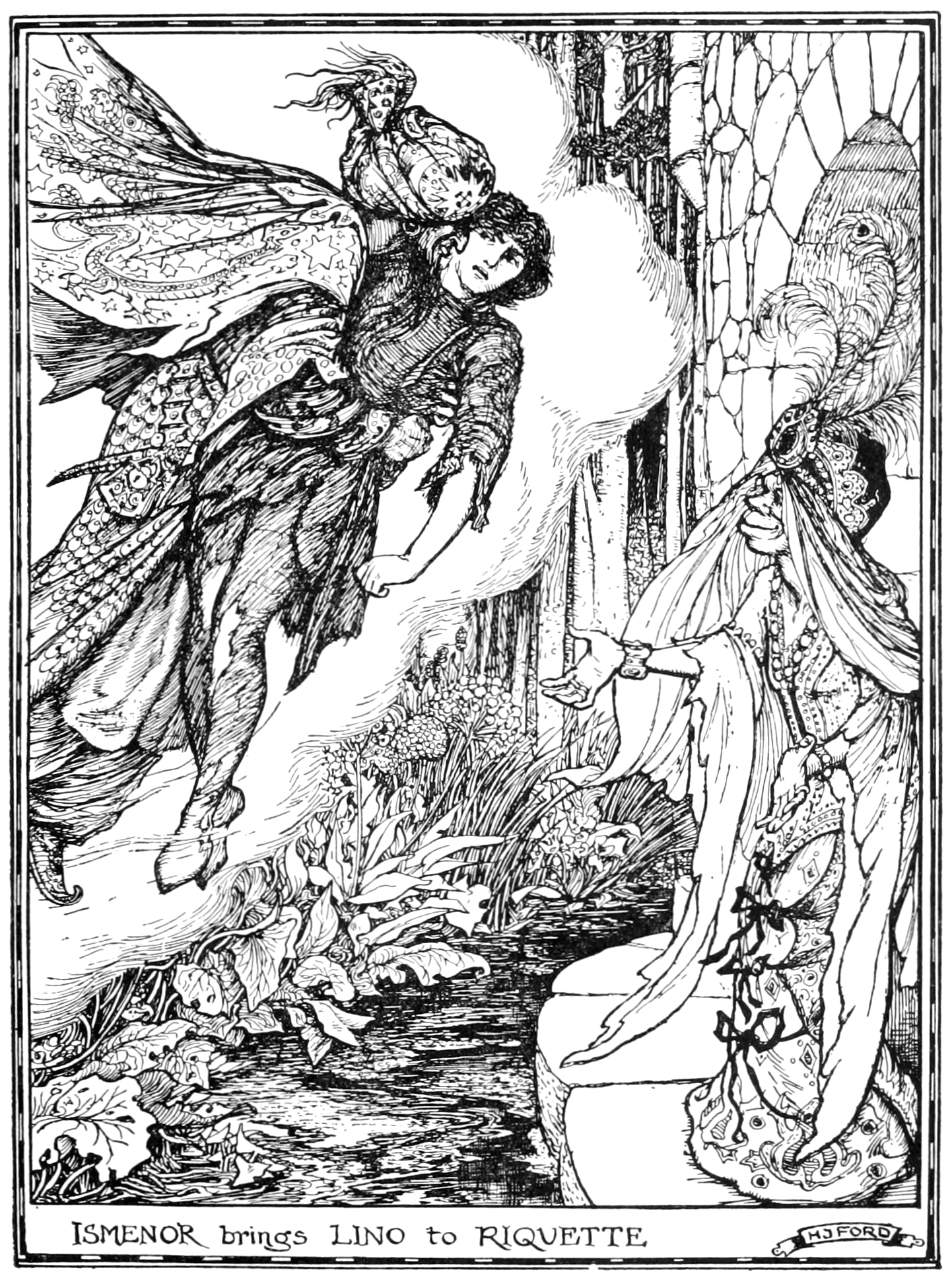 Undescribed: the plate the transcription carries as The Olive Fairy Book - to face p 12.png. An image pass replaces this by looking at the picture.