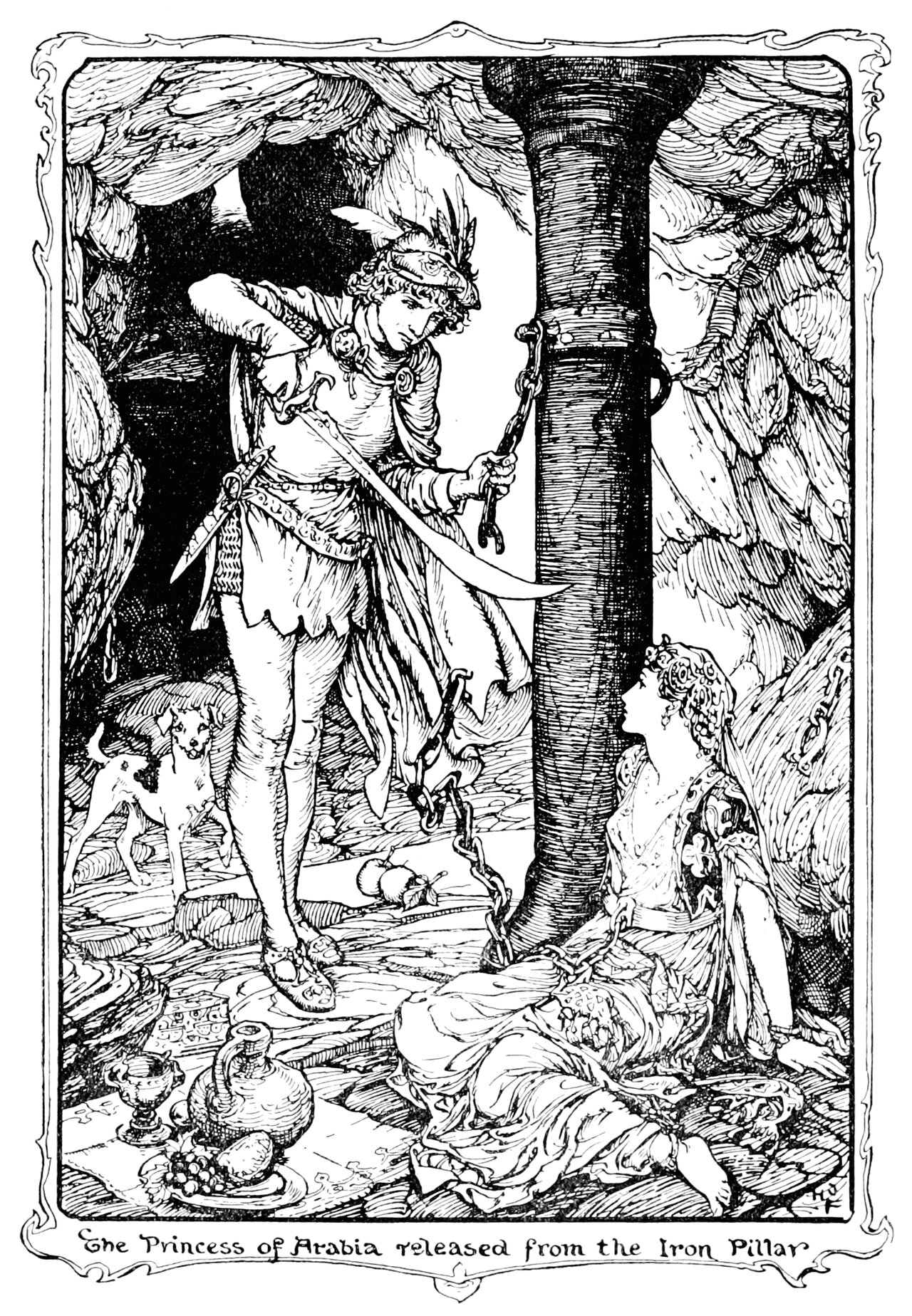 Undescribed: the plate the transcription carries as The Olive Fairy Book - to face p 262.png. An image pass replaces this by looking at the picture.