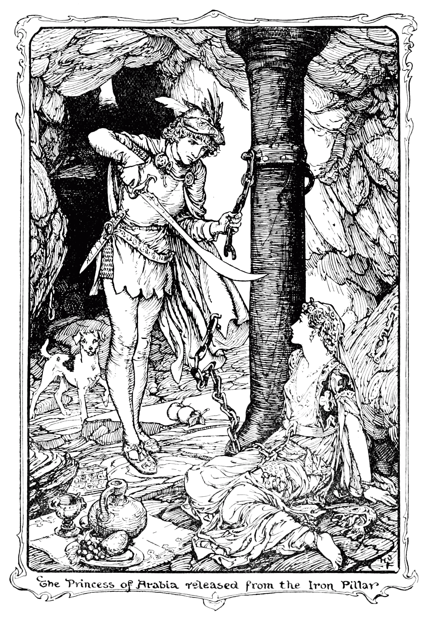 Undescribed: the plate the transcription carries as The Olive Fairy Book - to face p 262.png. An image pass replaces this by looking at the picture.
