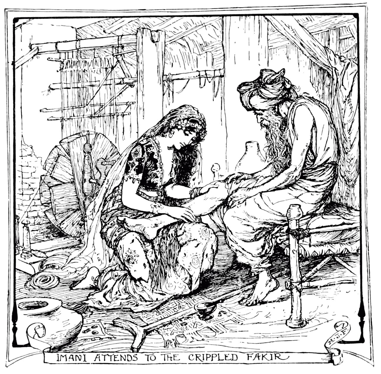 Undescribed: the plate the transcription carries as The Olive Fairy Book - Page 121.png. An image pass replaces this by looking at the picture.