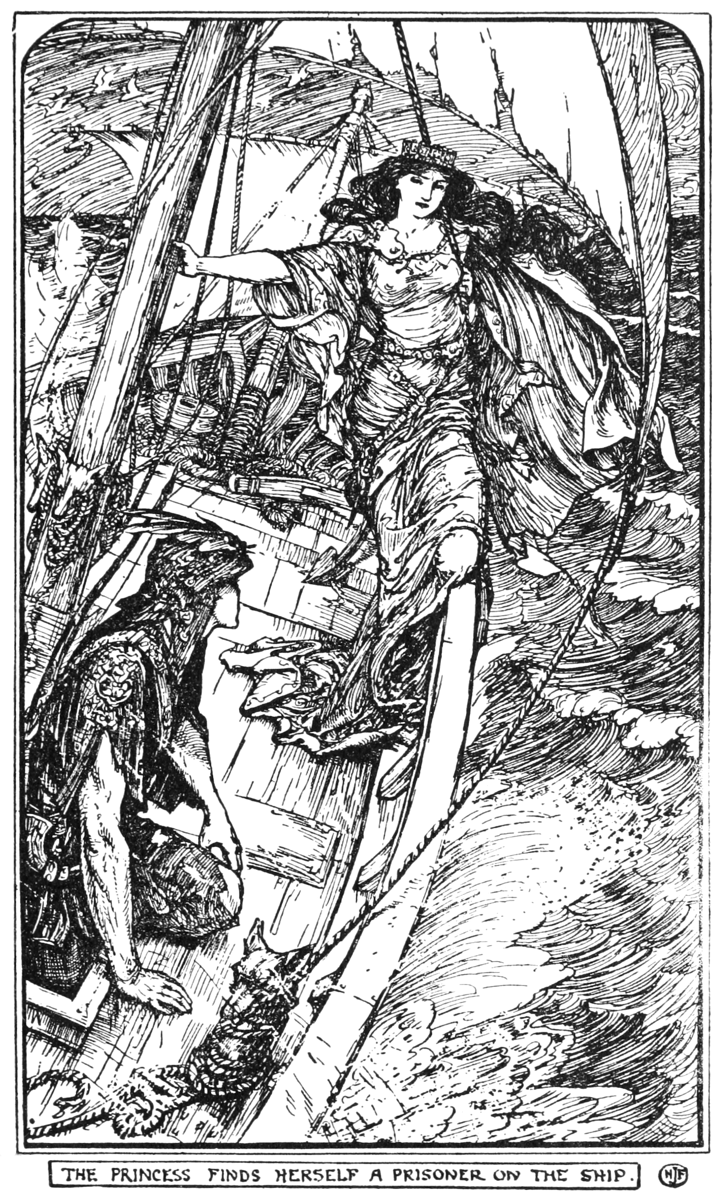 Undescribed: the plate the transcription carries as The Orange Fairy Book - Page 72.png. An image pass replaces this by looking at the picture.