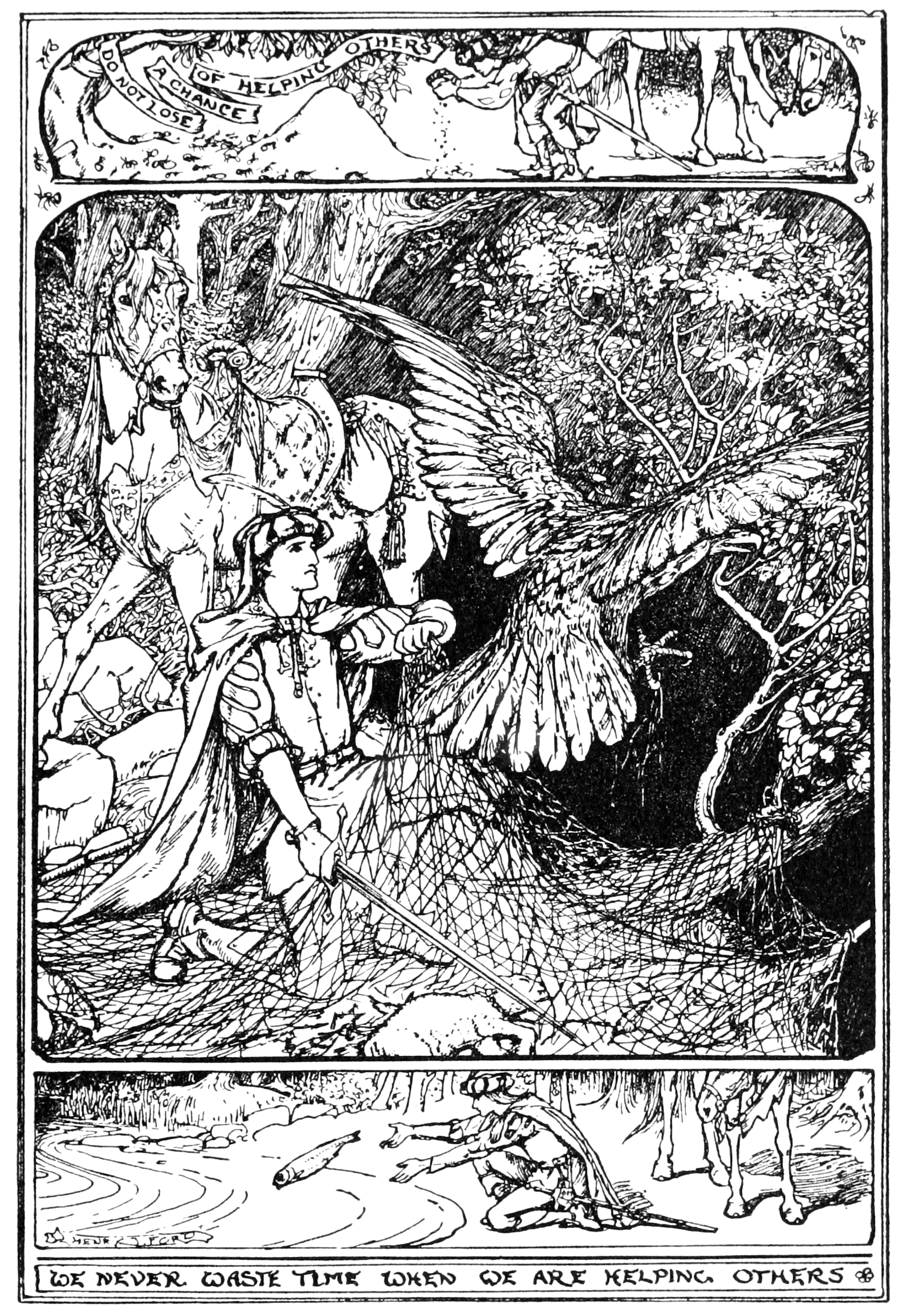 Undescribed: the plate the transcription carries as The Orange Fairy Book - Facing p288.png. An image pass replaces this by looking at the picture.