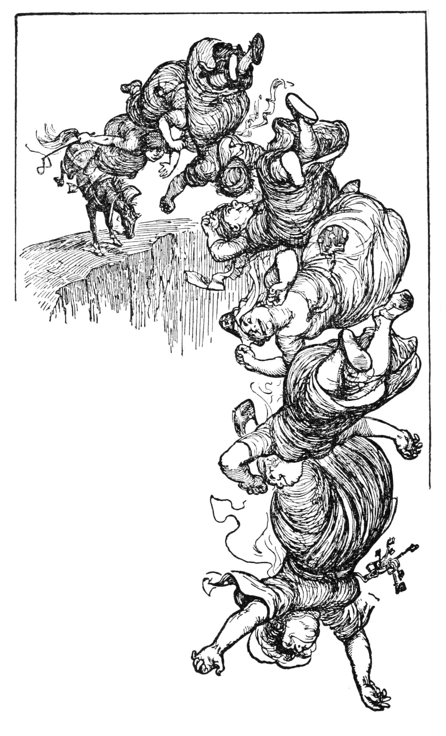 Undescribed: the plate the transcription carries as The Orange Fairy Book - Facing p74.png. An image pass replaces this by looking at the picture.