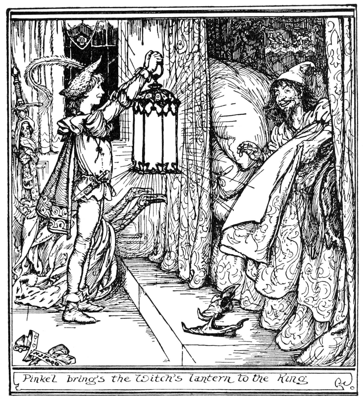 Undescribed: the plate the transcription carries as The Orange Fairy Book - Page 156.png. An image pass replaces this by looking at the picture.