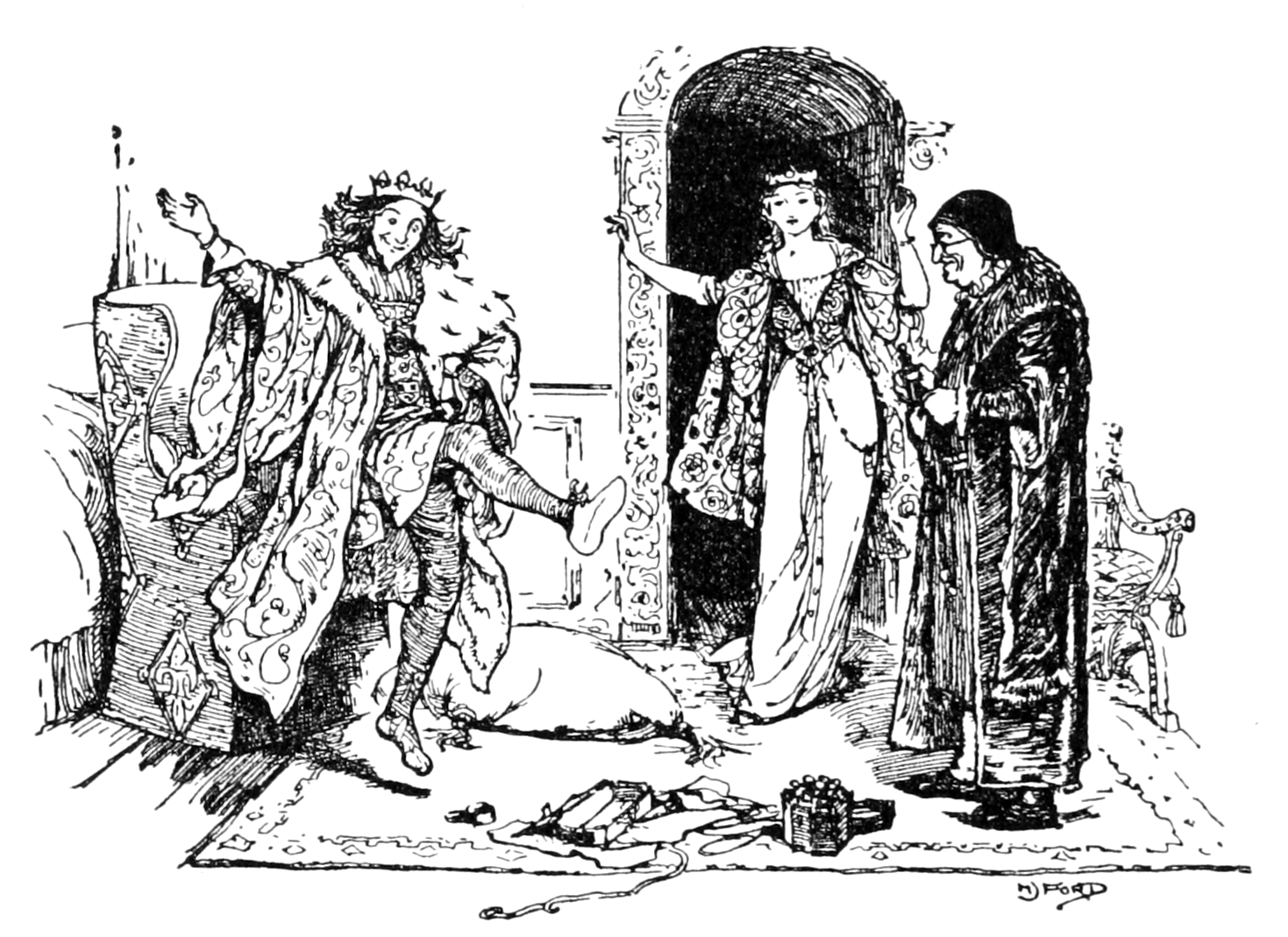 Undescribed: the plate the transcription carries as The Orange Fairy Book - Page 344.png. An image pass replaces this by looking at the picture.