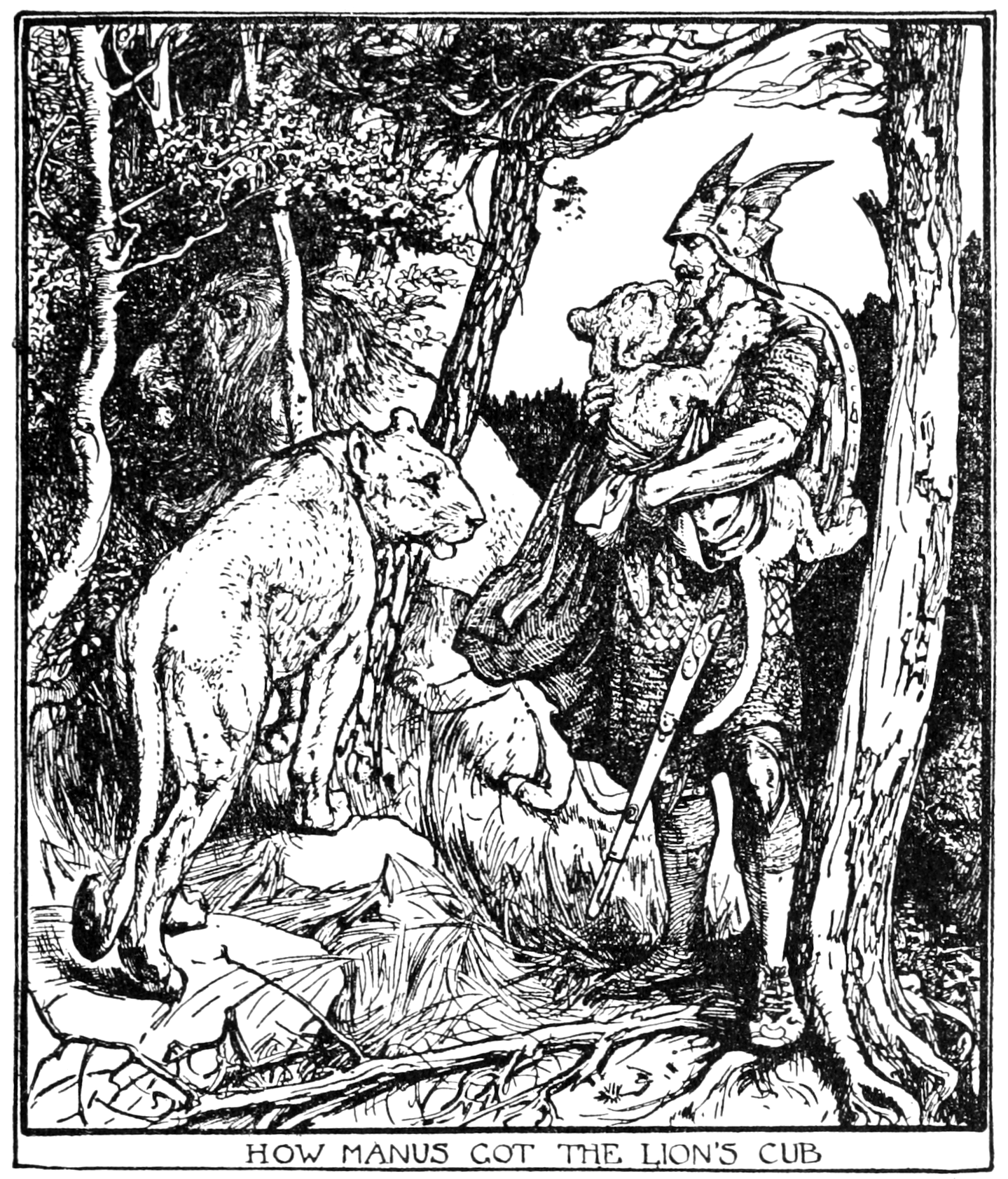 Undescribed: the plate the transcription carries as The Orange Fairy Book - Page 151.png. An image pass replaces this by looking at the picture.