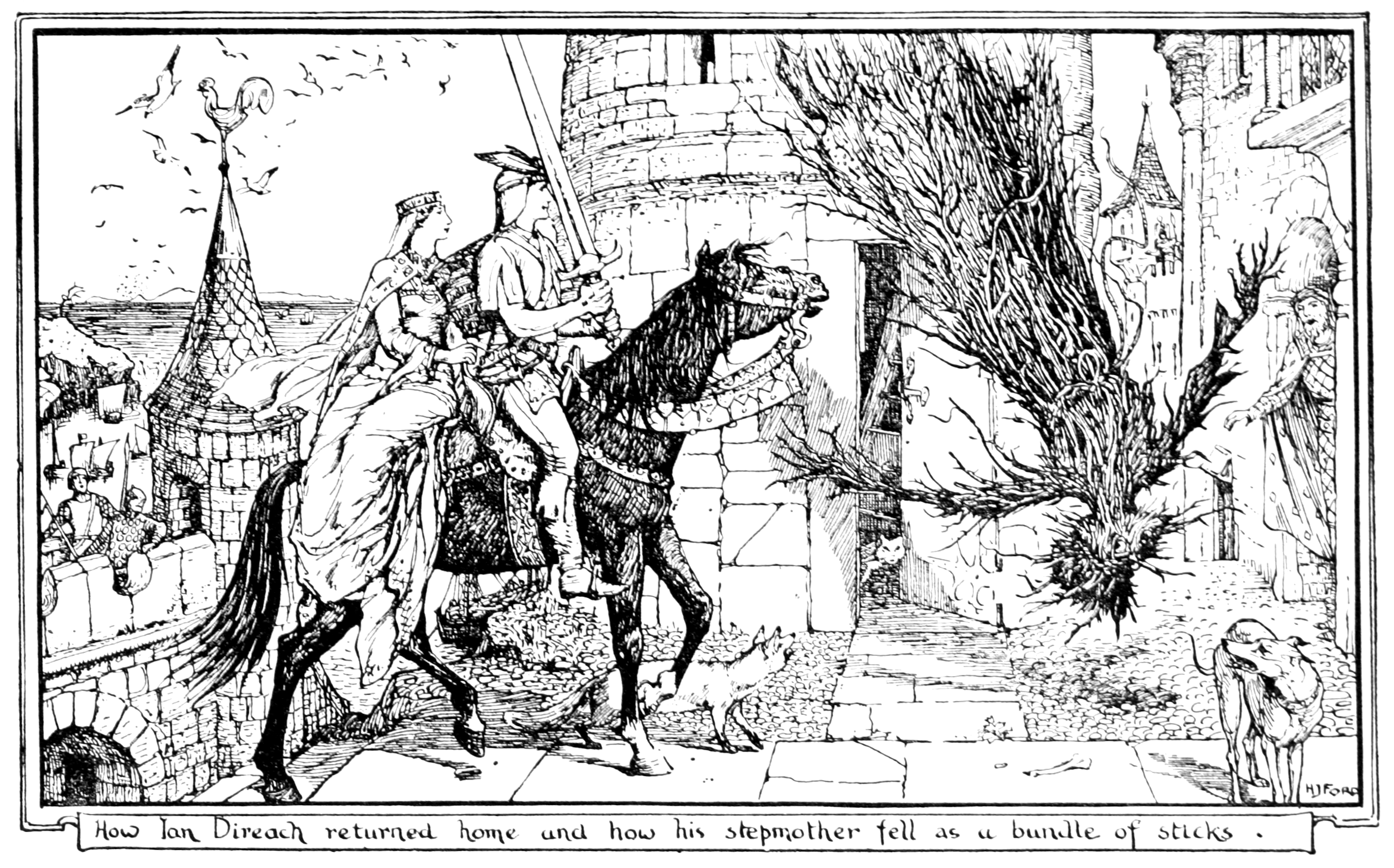 Undescribed: the plate the transcription carries as The Orange Fairy Book - Facing p90.png. An image pass replaces this by looking at the picture.