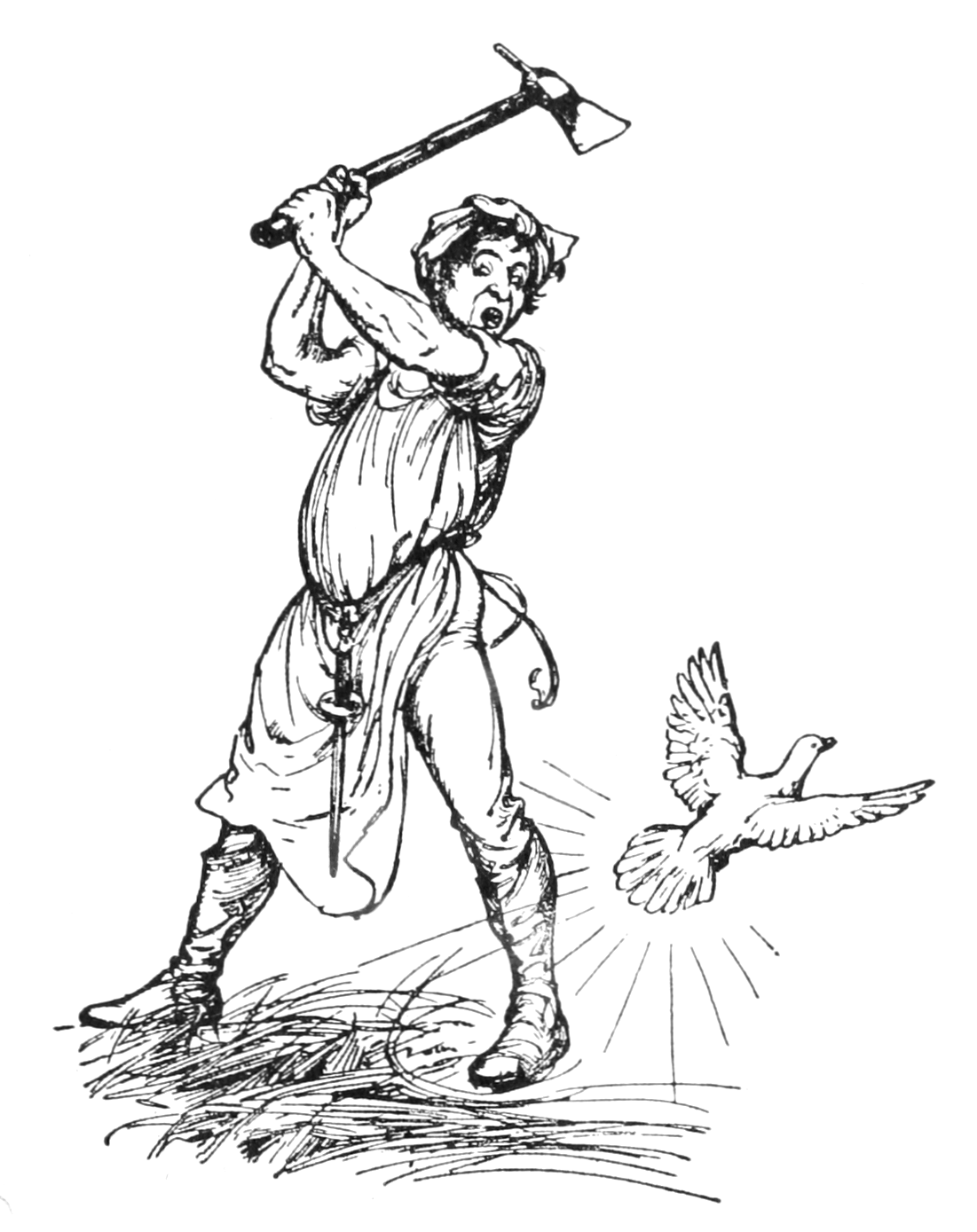 Undescribed: the plate the transcription carries as The Orange Fairy Book - Facing p356.png. An image pass replaces this by looking at the picture.