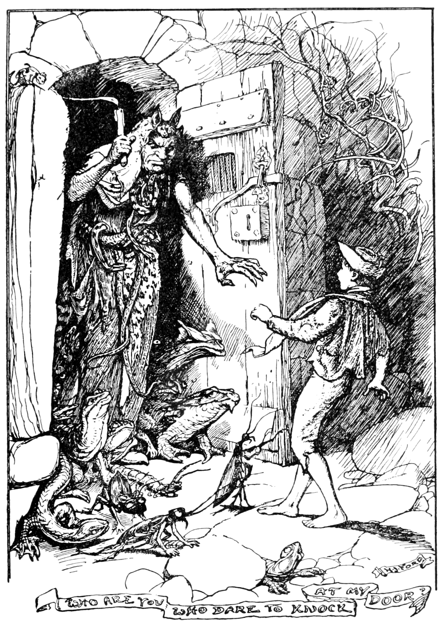 Undescribed: the plate the transcription carries as The Orange Fairy Book - Page 303.png. An image pass replaces this by looking at the picture.