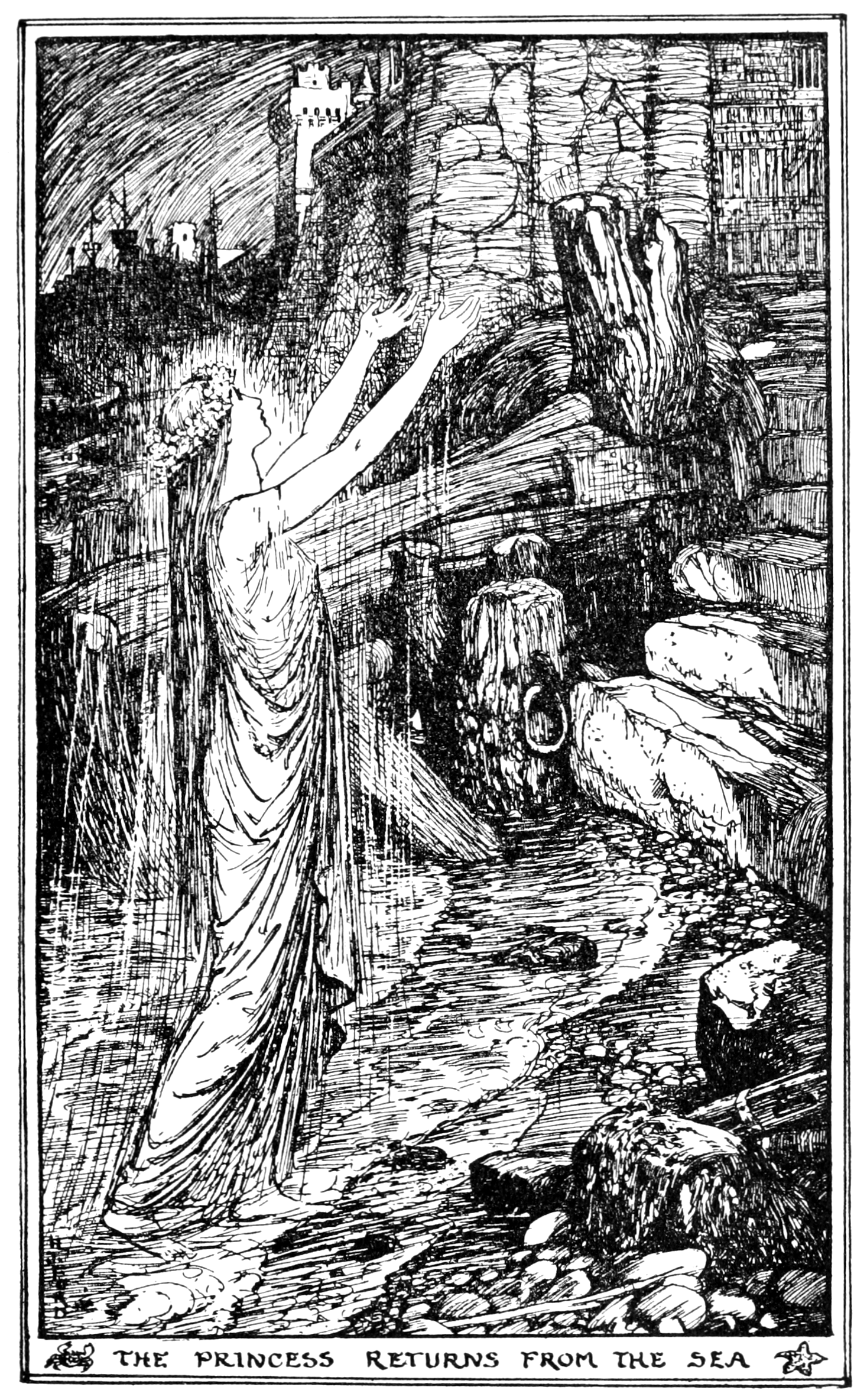 Undescribed: the plate the transcription carries as The Orange Fairy Book - Page 130.png. An image pass replaces this by looking at the picture.