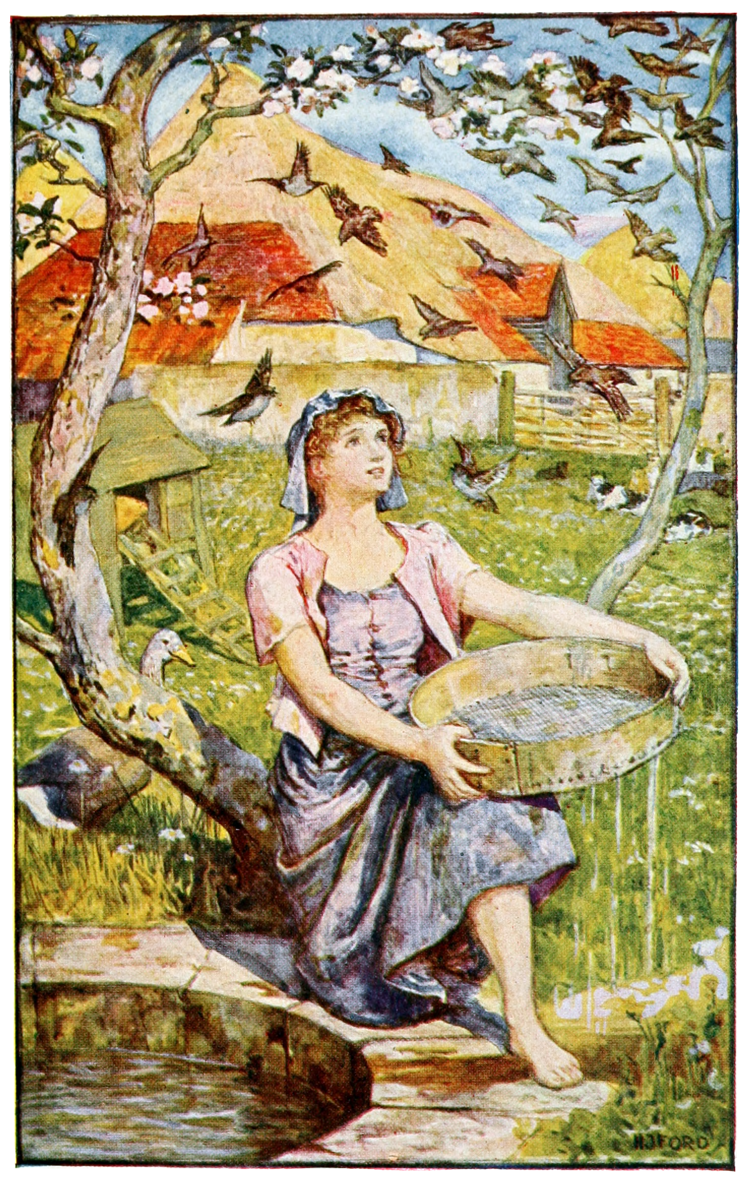 Undescribed: the plate the transcription carries as The Orange Fairy Book - Page 100.png. An image pass replaces this by looking at the picture.