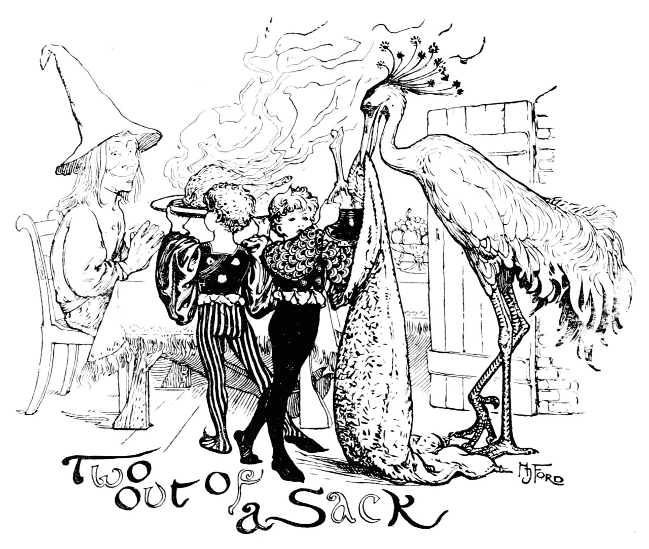 Undescribed: the plate the transcription carries as The Violet Fairy Book - Page 154.png. An image pass replaces this by looking at the picture.