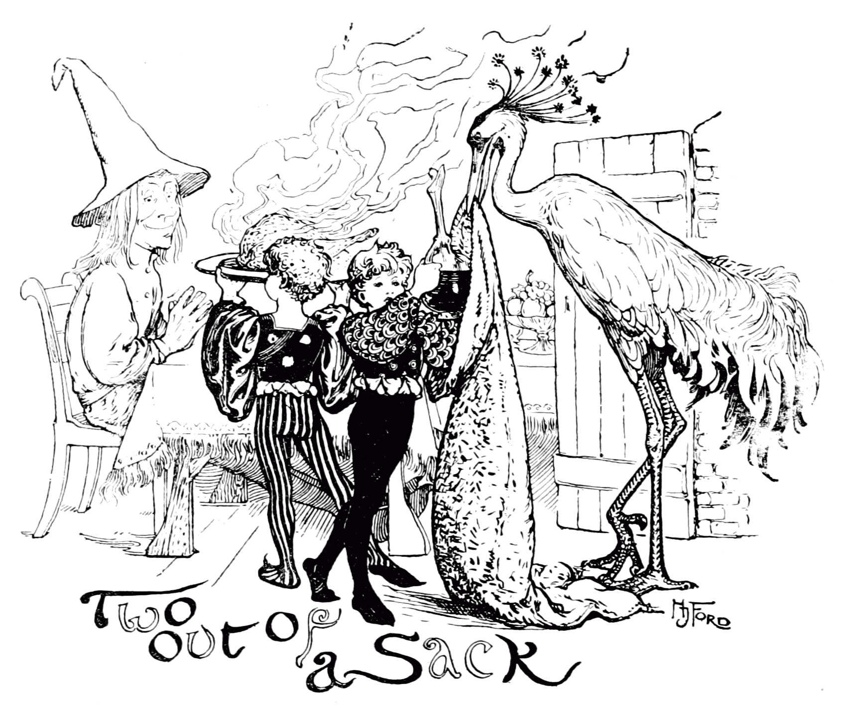 Undescribed: the plate the transcription carries as The Violet Fairy Book - Page 154.png. An image pass replaces this by looking at the picture.