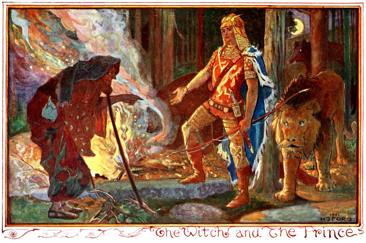 Undescribed: the plate the transcription carries as The Violet Fairy Book - Facing page 50.png. An image pass replaces this by looking at the picture.