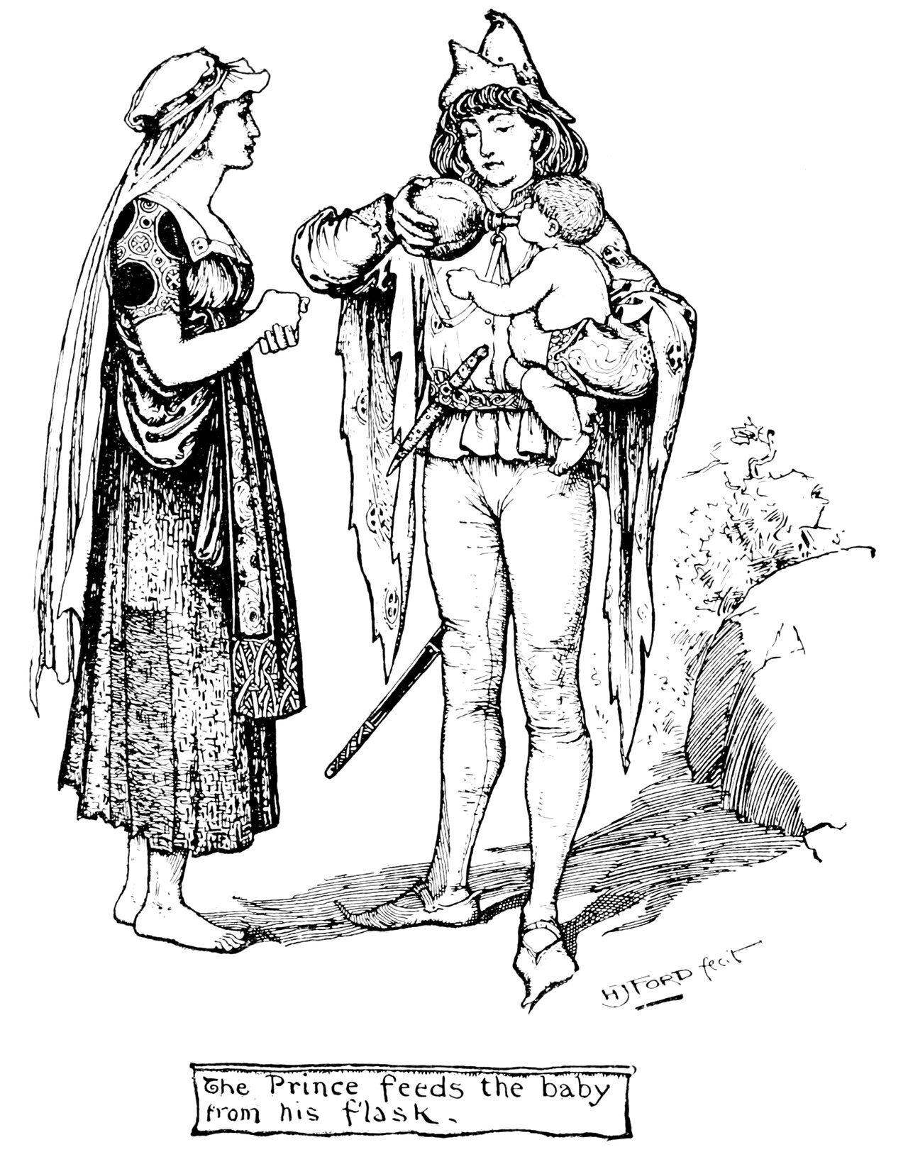 Undescribed: the plate the transcription carries as The Violet Fairy Book - Page 357.png. An image pass replaces this by looking at the picture.