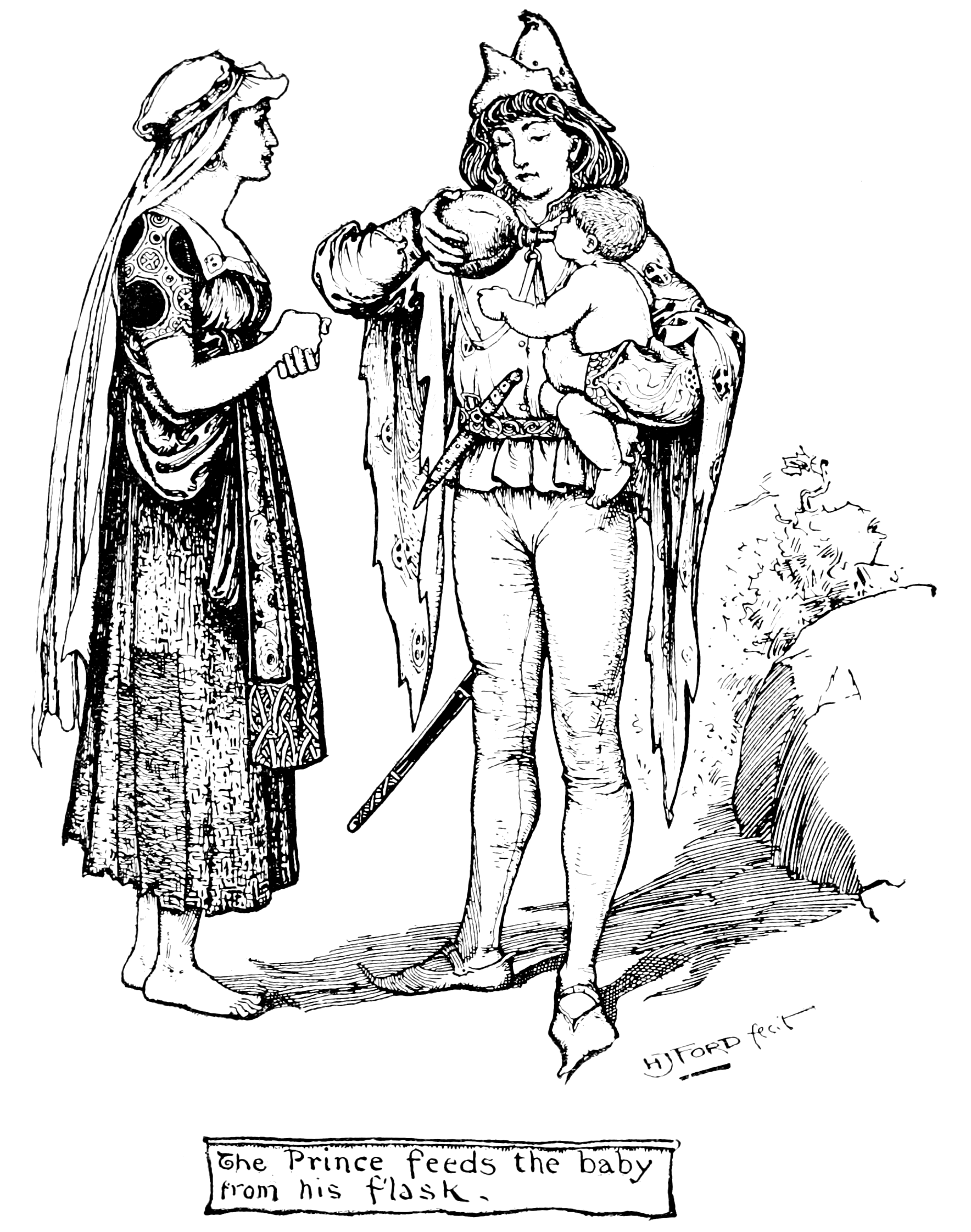 Undescribed: the plate the transcription carries as The Violet Fairy Book - Page 357.png. An image pass replaces this by looking at the picture.