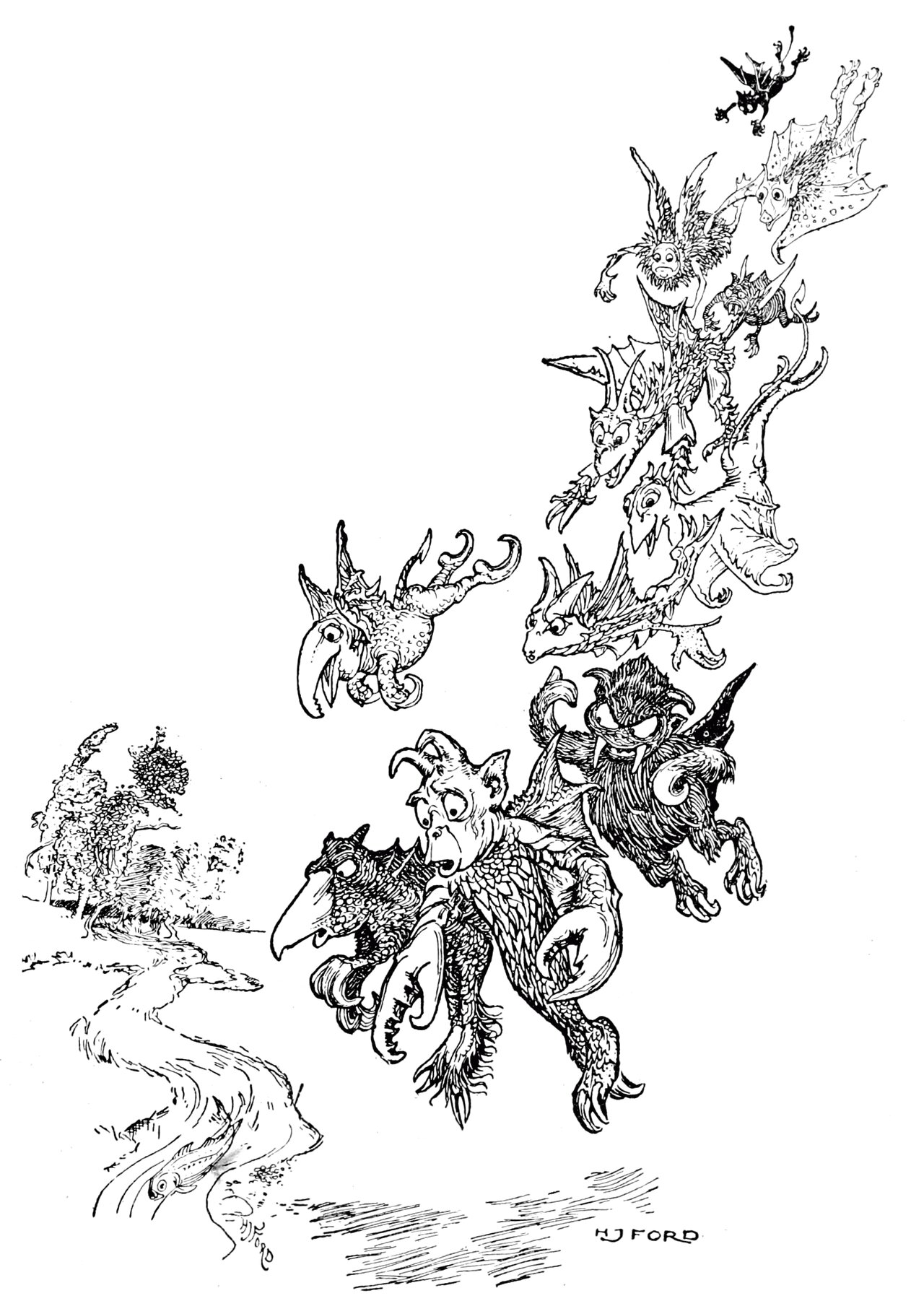 Undescribed: the plate the transcription carries as The Violet Fairy Book - Page 95.png. An image pass replaces this by looking at the picture.