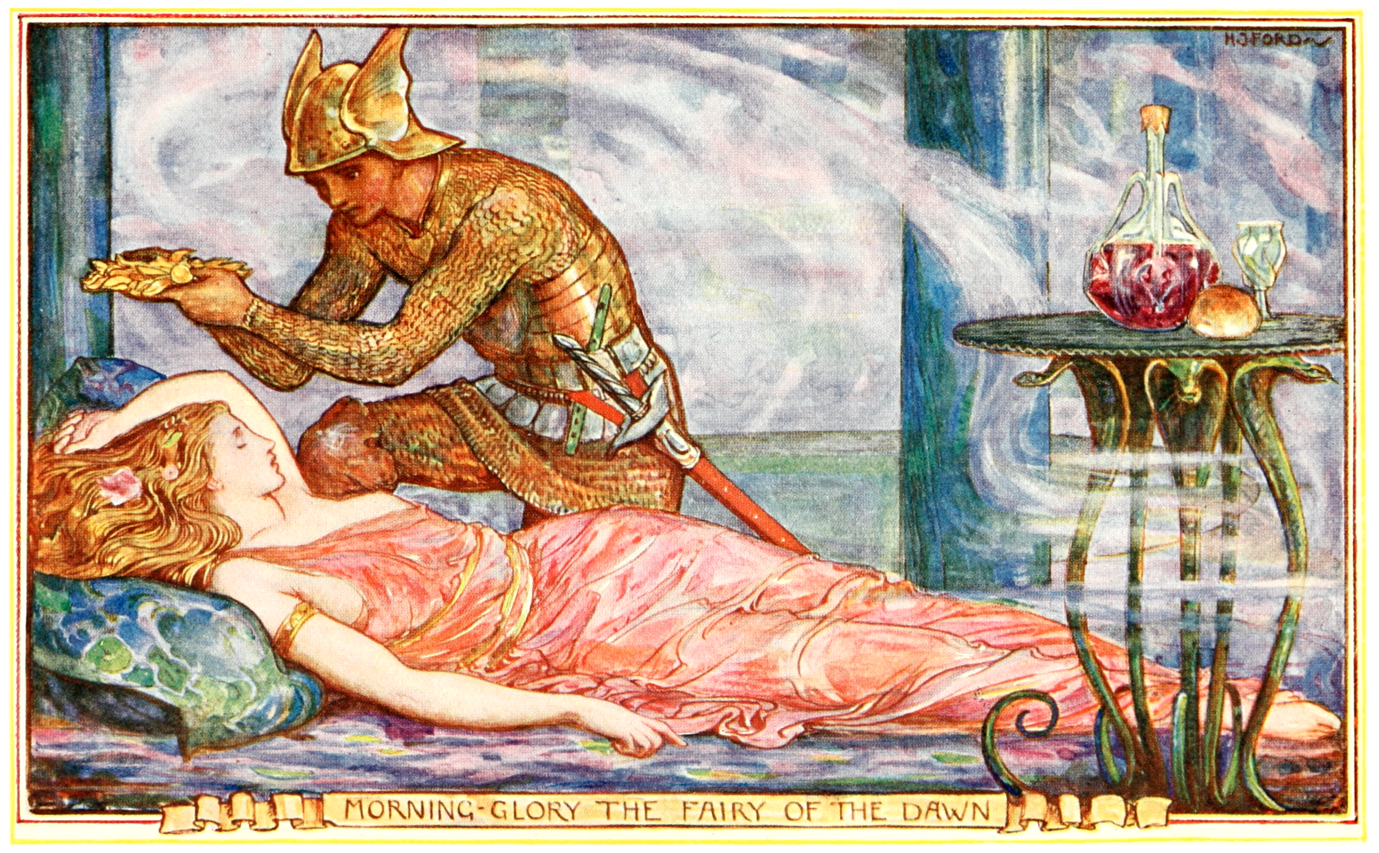 Undescribed: the plate the transcription carries as The Violet Fairy Book - Facing page 196.png. An image pass replaces this by looking at the picture.