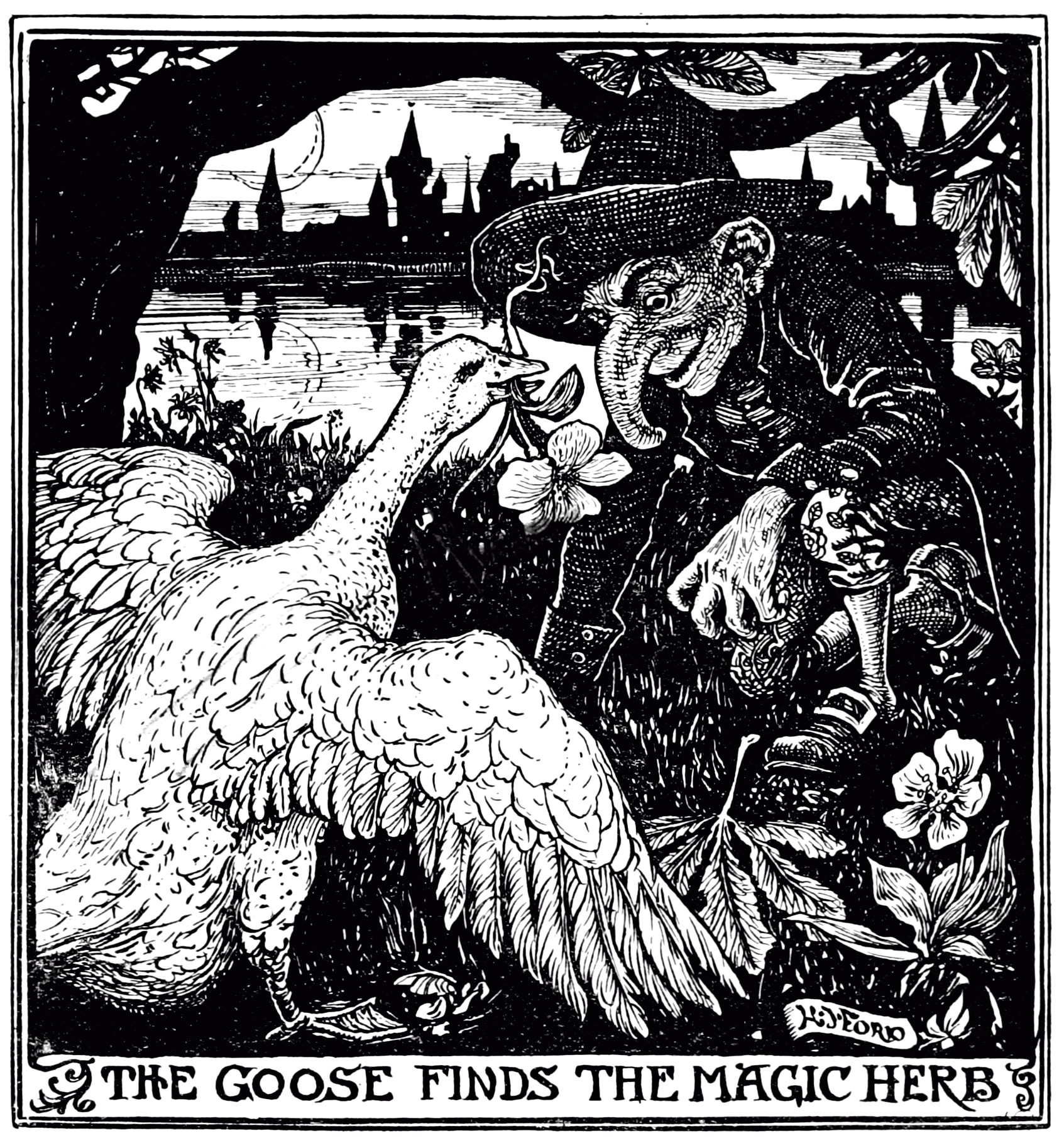 Undescribed: the plate the transcription carries as The Violet Fairy Book - Page 247.png. An image pass replaces this by looking at the picture.
