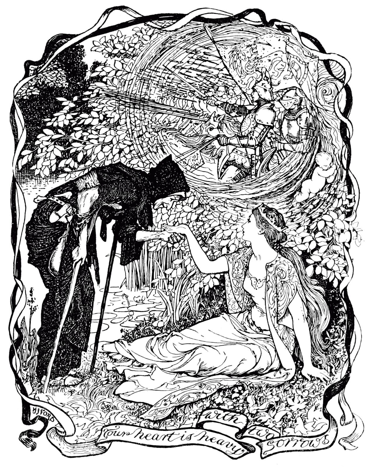 Undescribed: the plate the transcription carries as The Violet Fairy Book - Page 99.png. An image pass replaces this by looking at the picture.