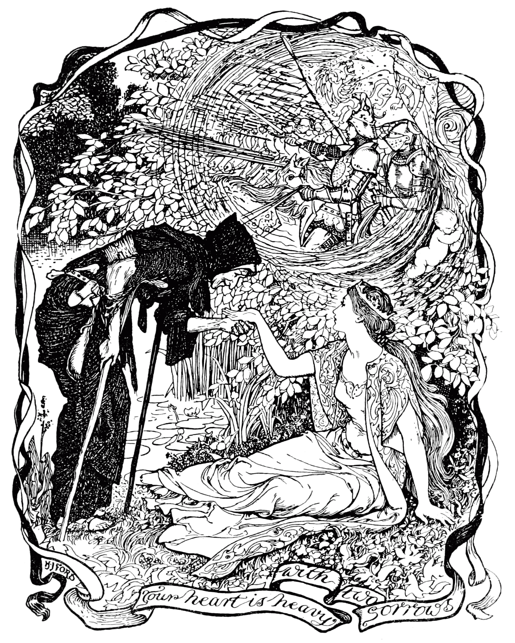 Undescribed: the plate the transcription carries as The Violet Fairy Book - Page 99.png. An image pass replaces this by looking at the picture.