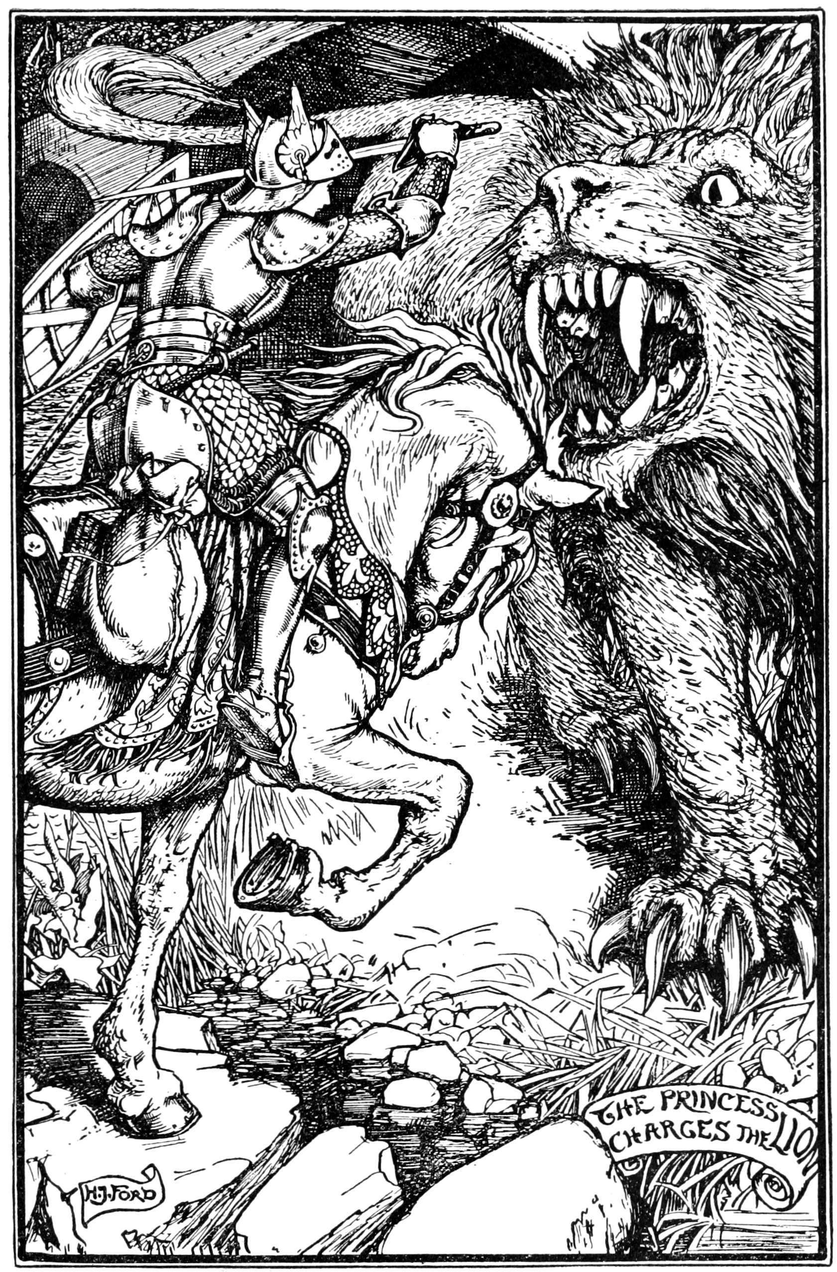 Undescribed: the plate the transcription carries as The Violet Fairy Book - Facing page 326.png. An image pass replaces this by looking at the picture.