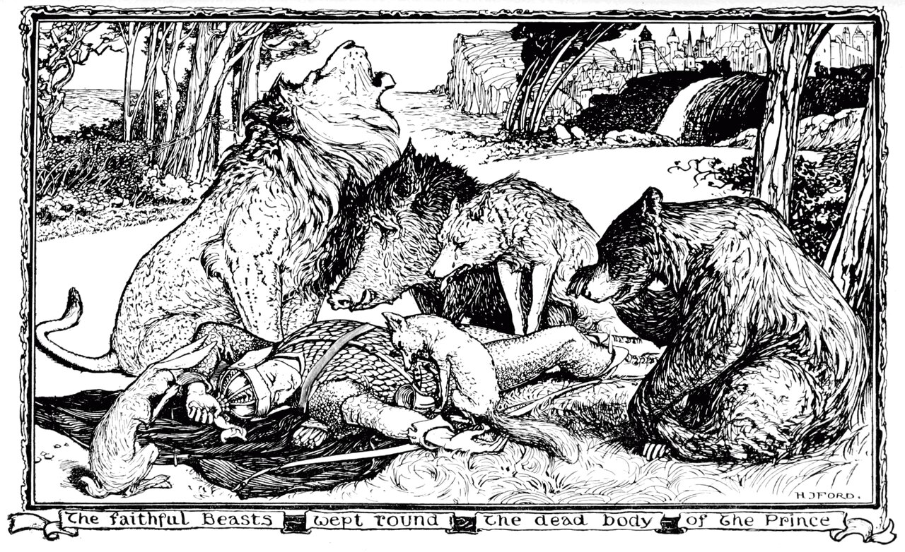 Undescribed: the plate the transcription carries as The Violet Fairy Book - Facing page 46.png. An image pass replaces this by looking at the picture.