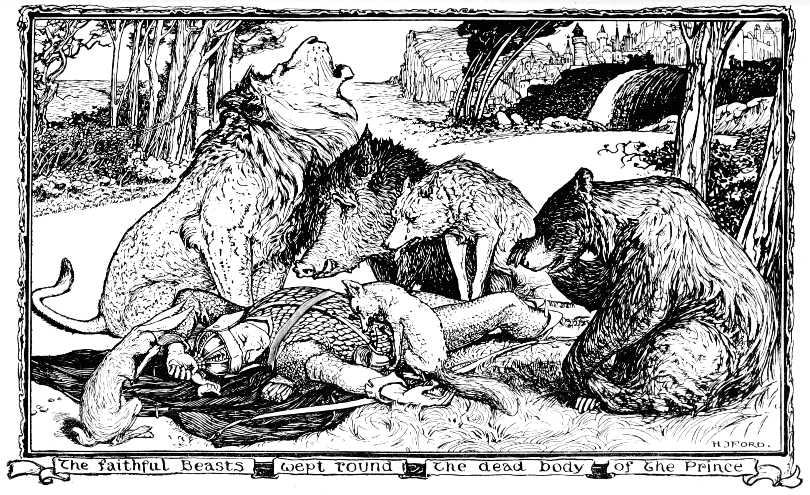 Undescribed: the plate the transcription carries as The Violet Fairy Book - Facing page 46.png. An image pass replaces this by looking at the picture.